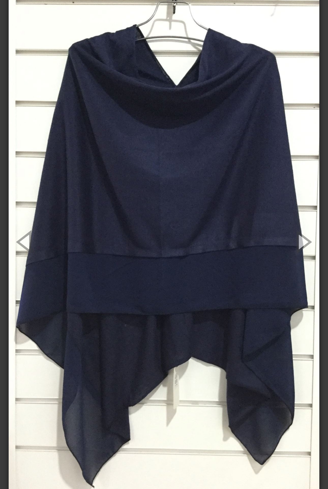 Lightweight Chiffon Edge Poncho