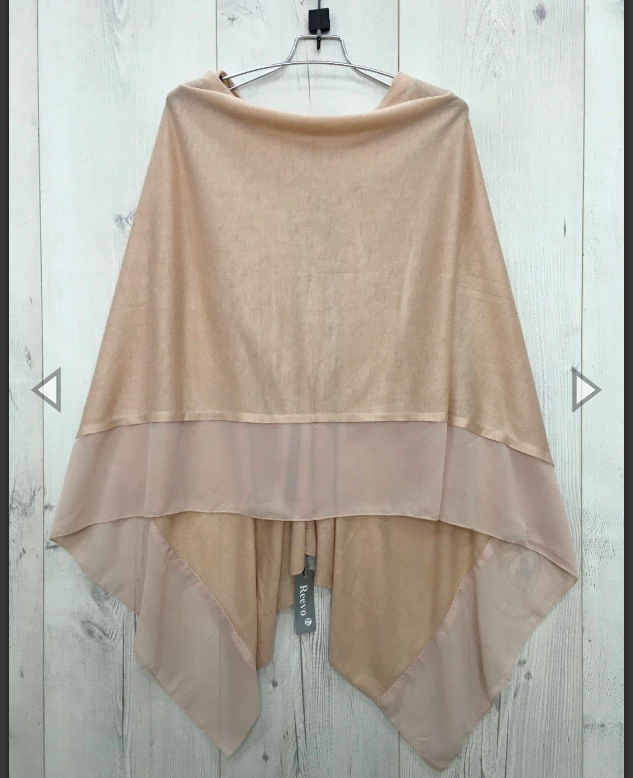 Lightweight Chiffon Edge Poncho