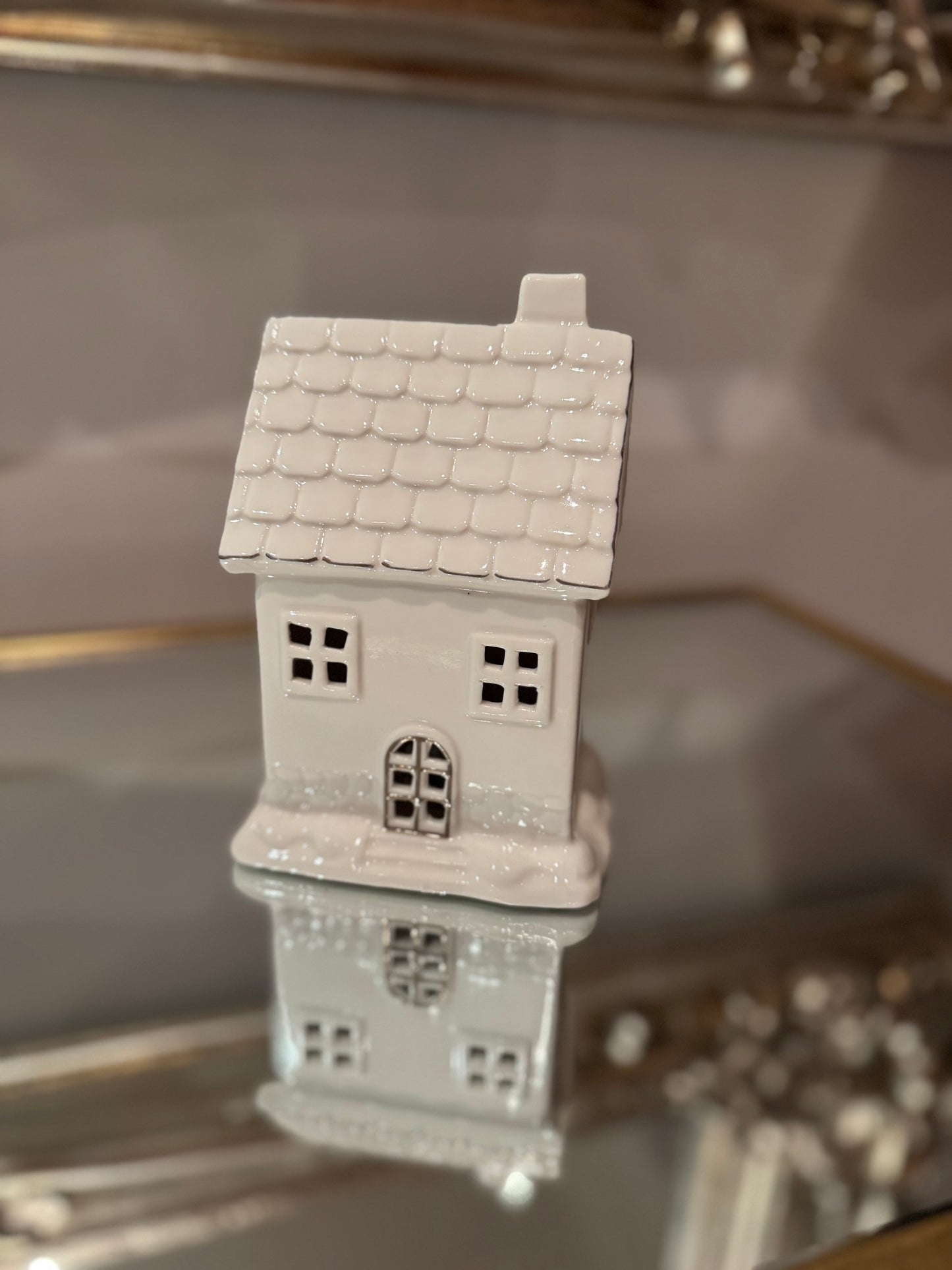 Medium LED Ceramic House