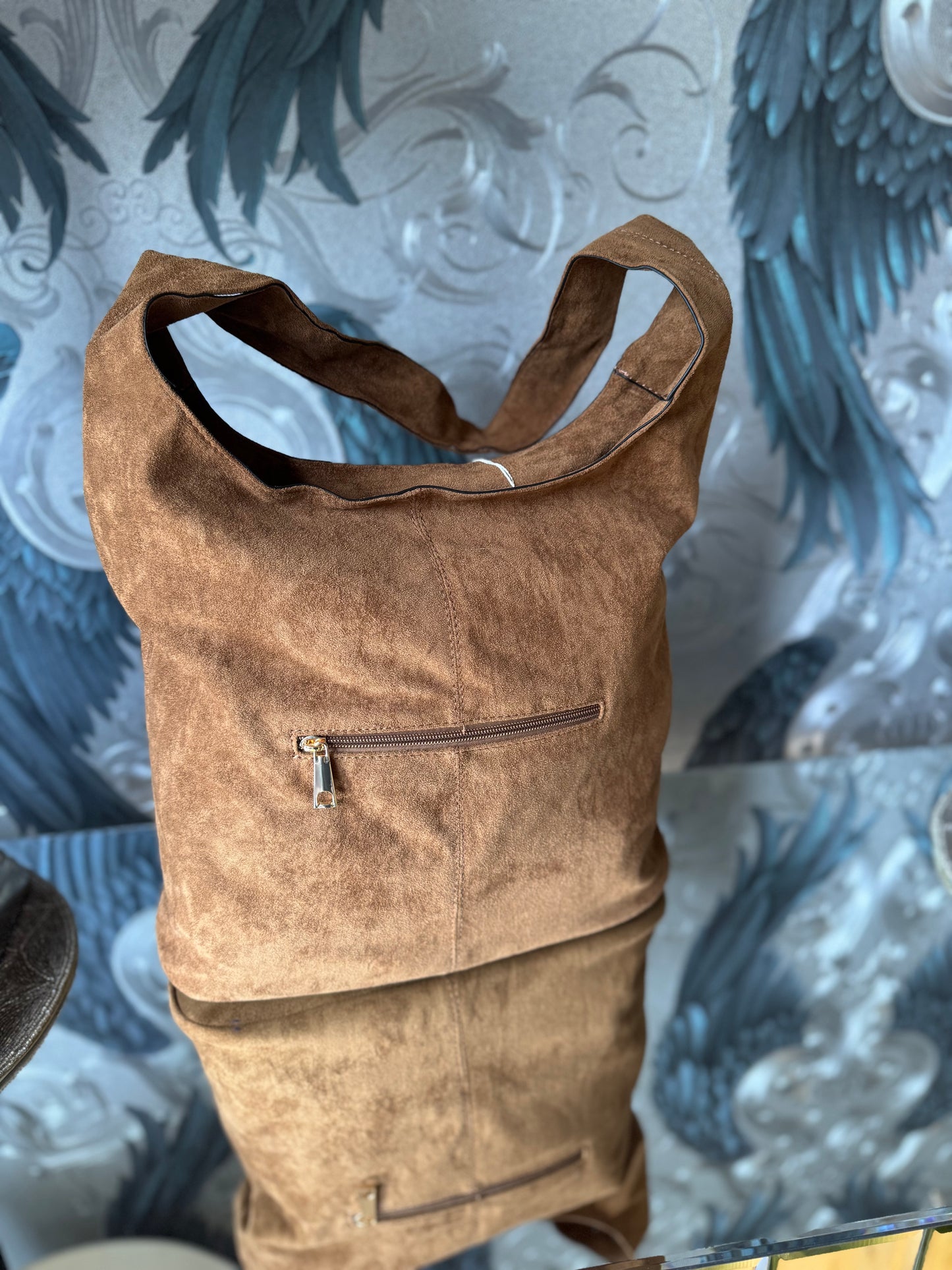 Vegan Suede Bag