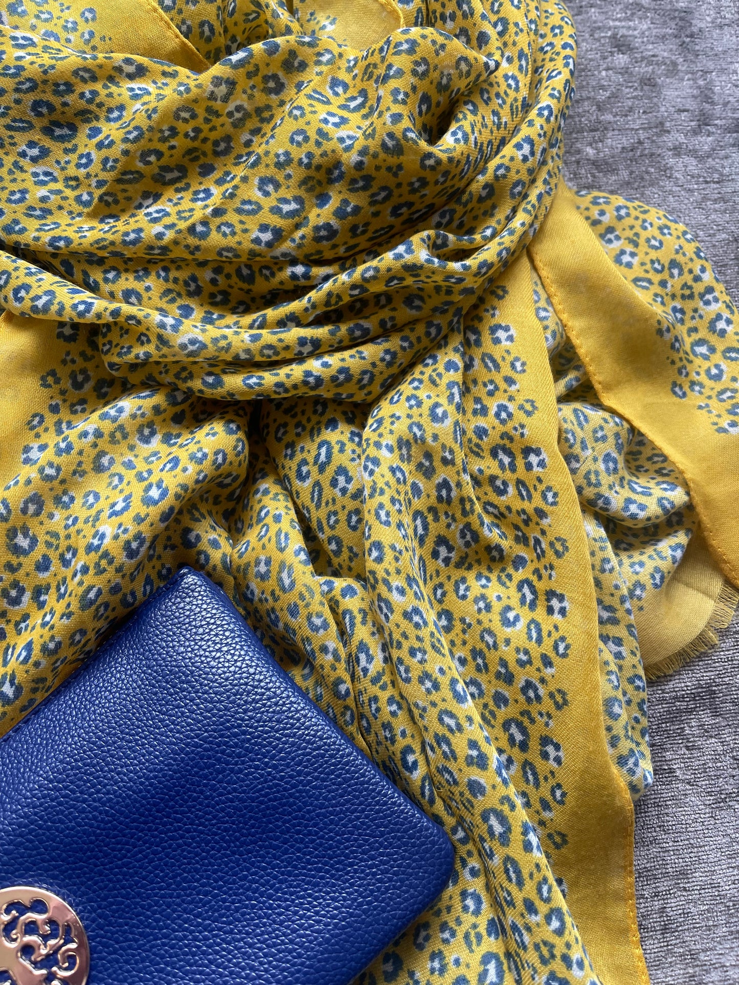 Yellow Leopard scarf and Millie bundle