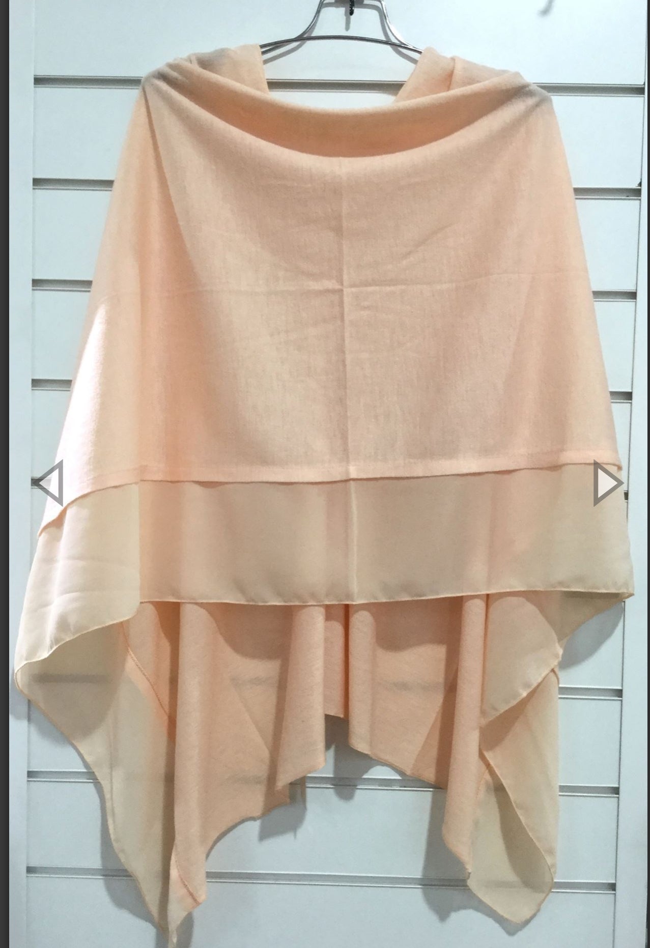 Lightweight Chiffon Edge Poncho