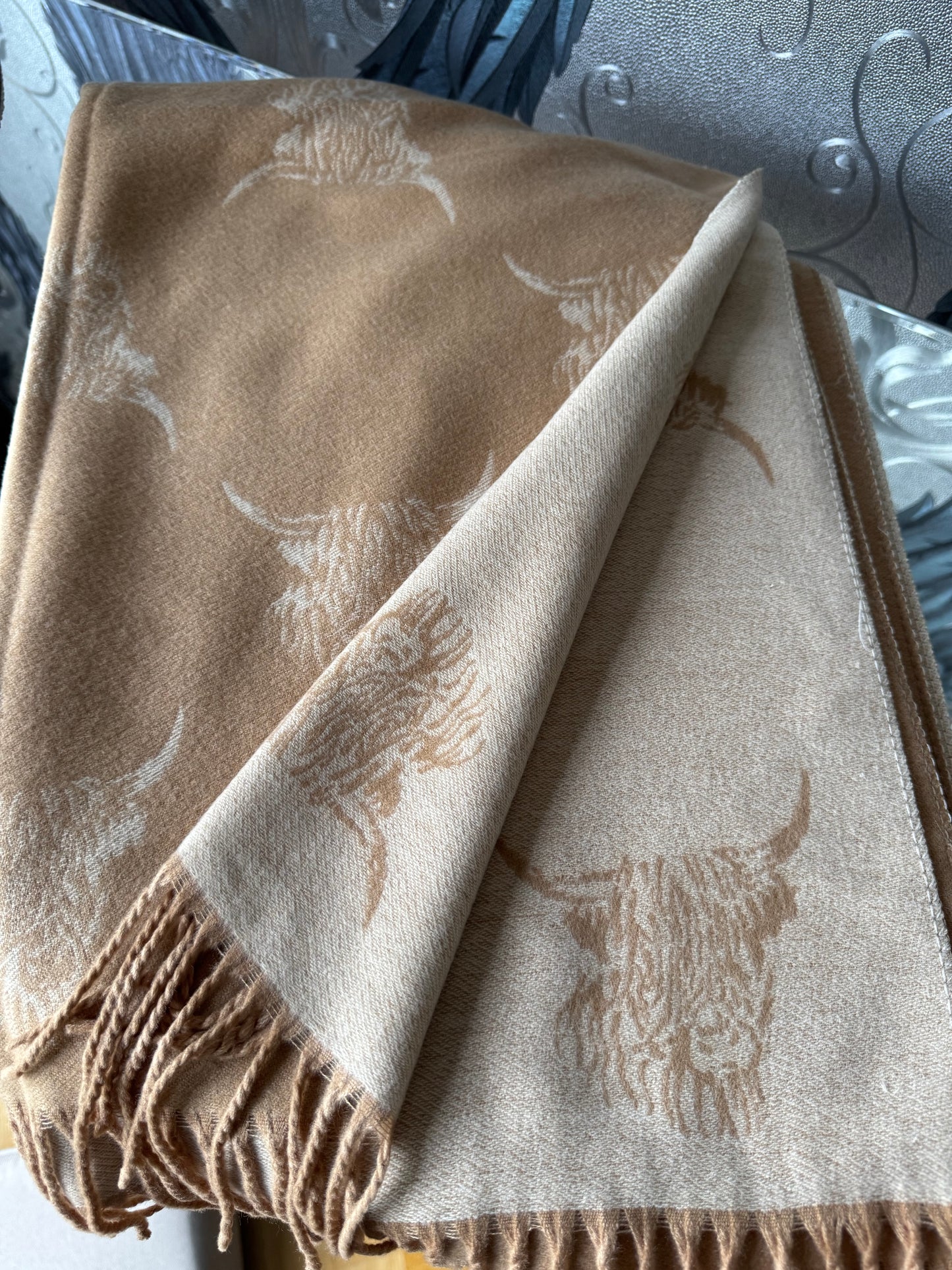 Hamish Highland Cow Scarf