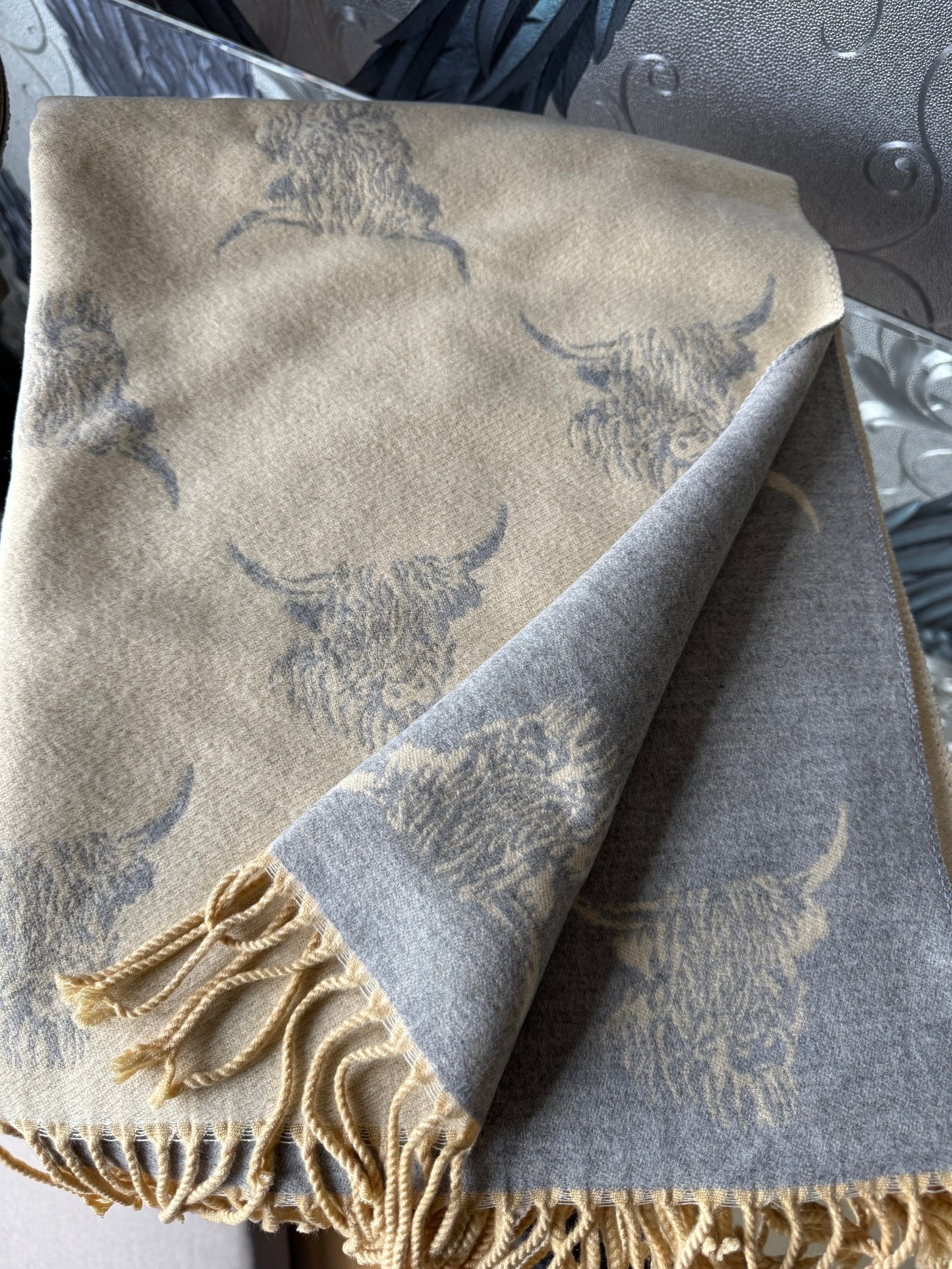 Hamish Highland Cow Scarf