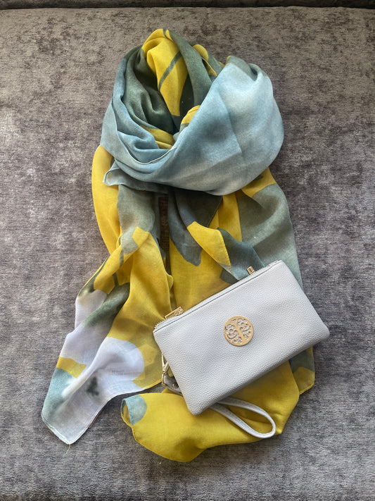 Lime Floral Scarf and Millie Bundle