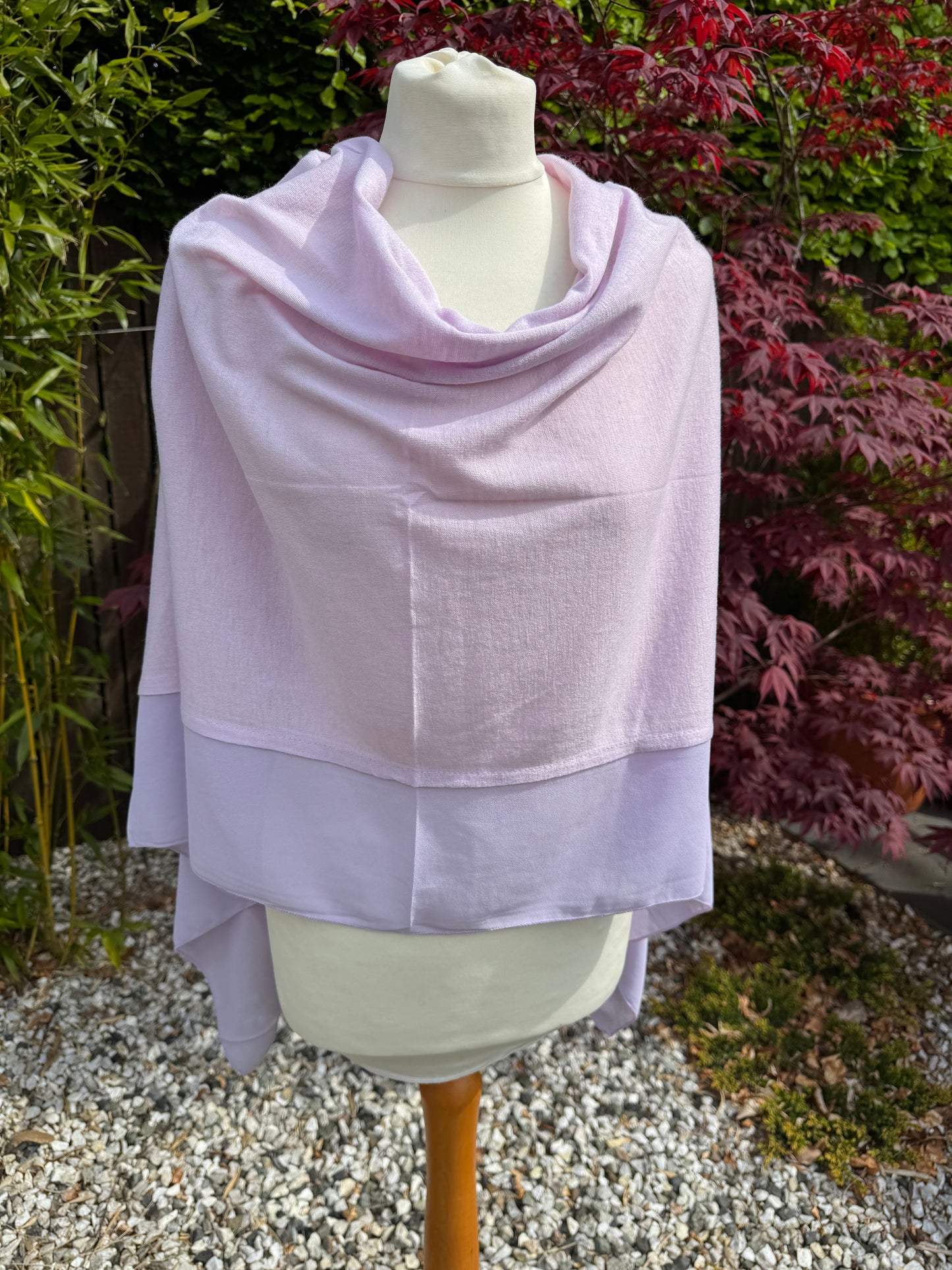 Lightweight Chiffon Edge Poncho