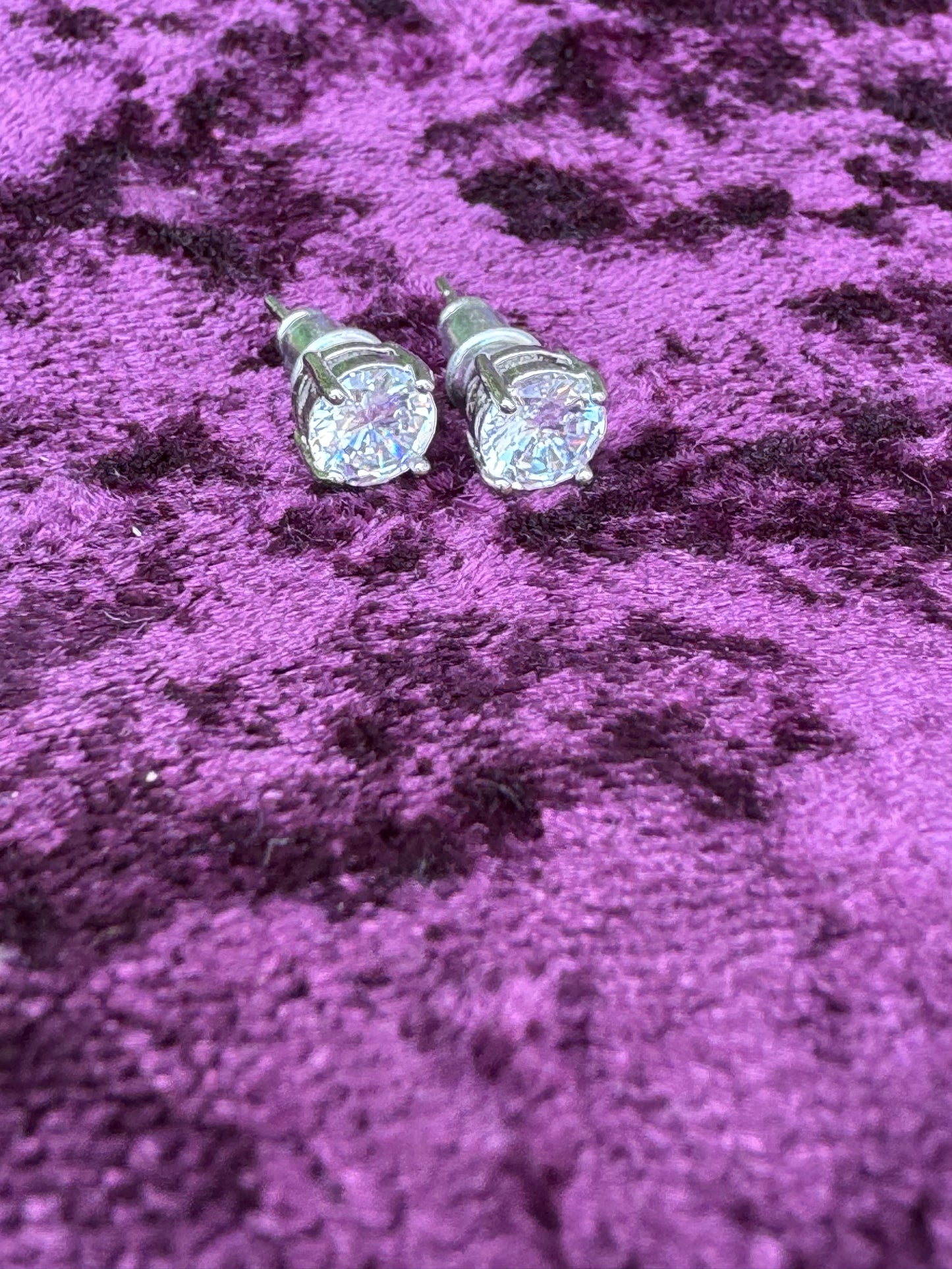 Clear Stud Earrings