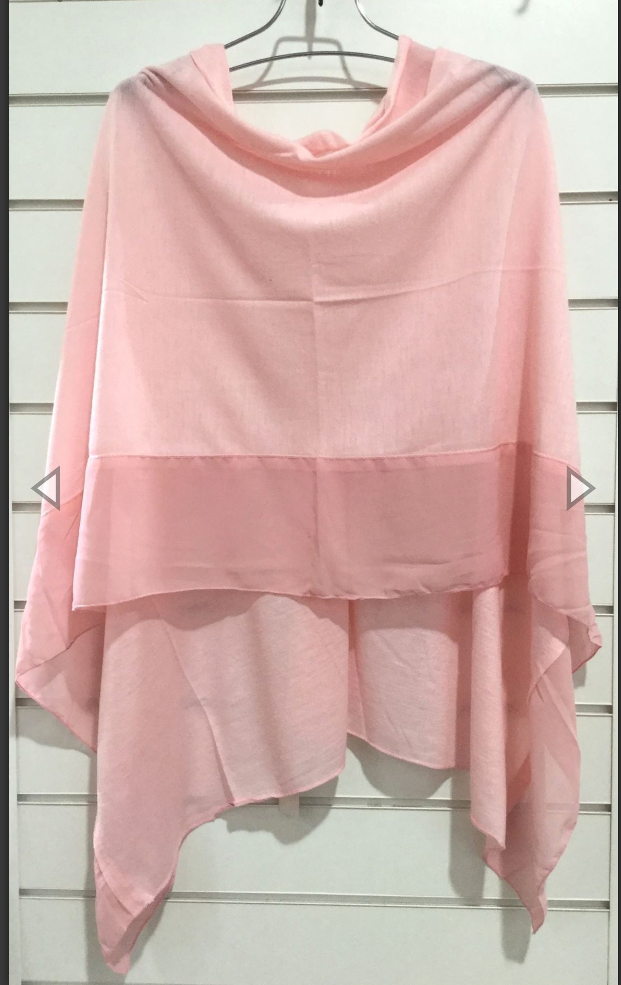 Lightweight Chiffon Edge Poncho