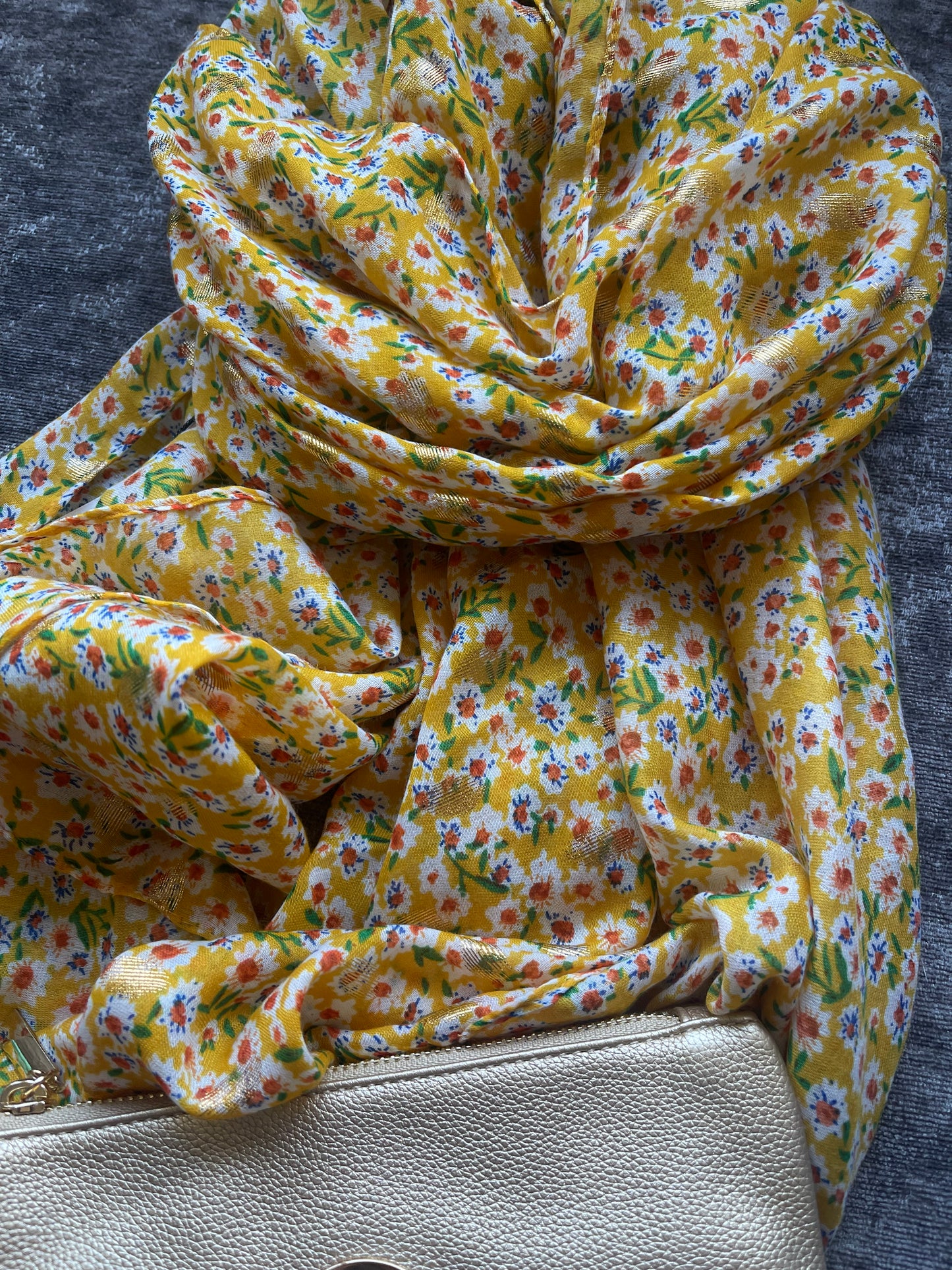 Yellow Daisy Scarf and Millie Bundle