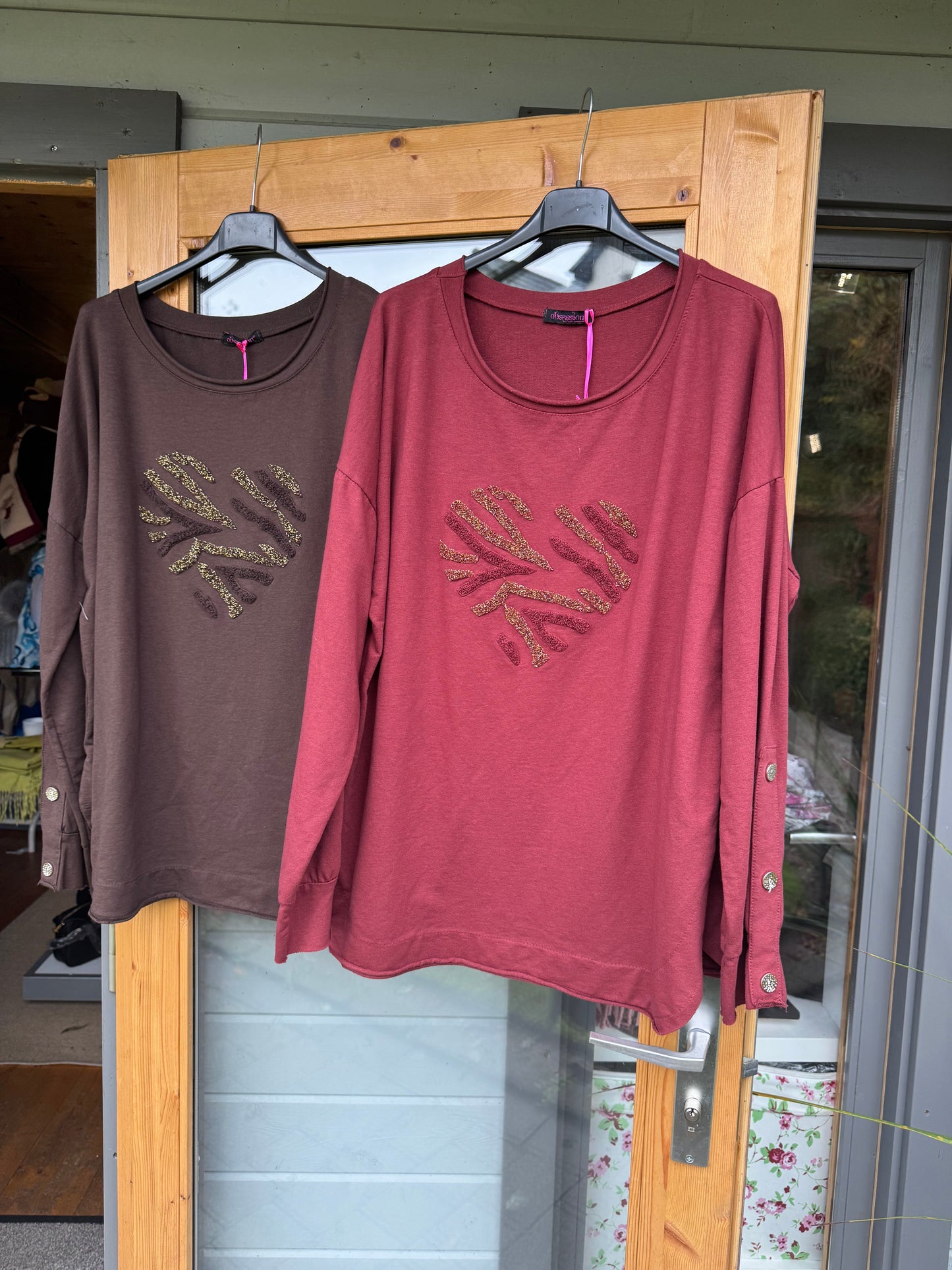 Gold Heart Sweatshirt