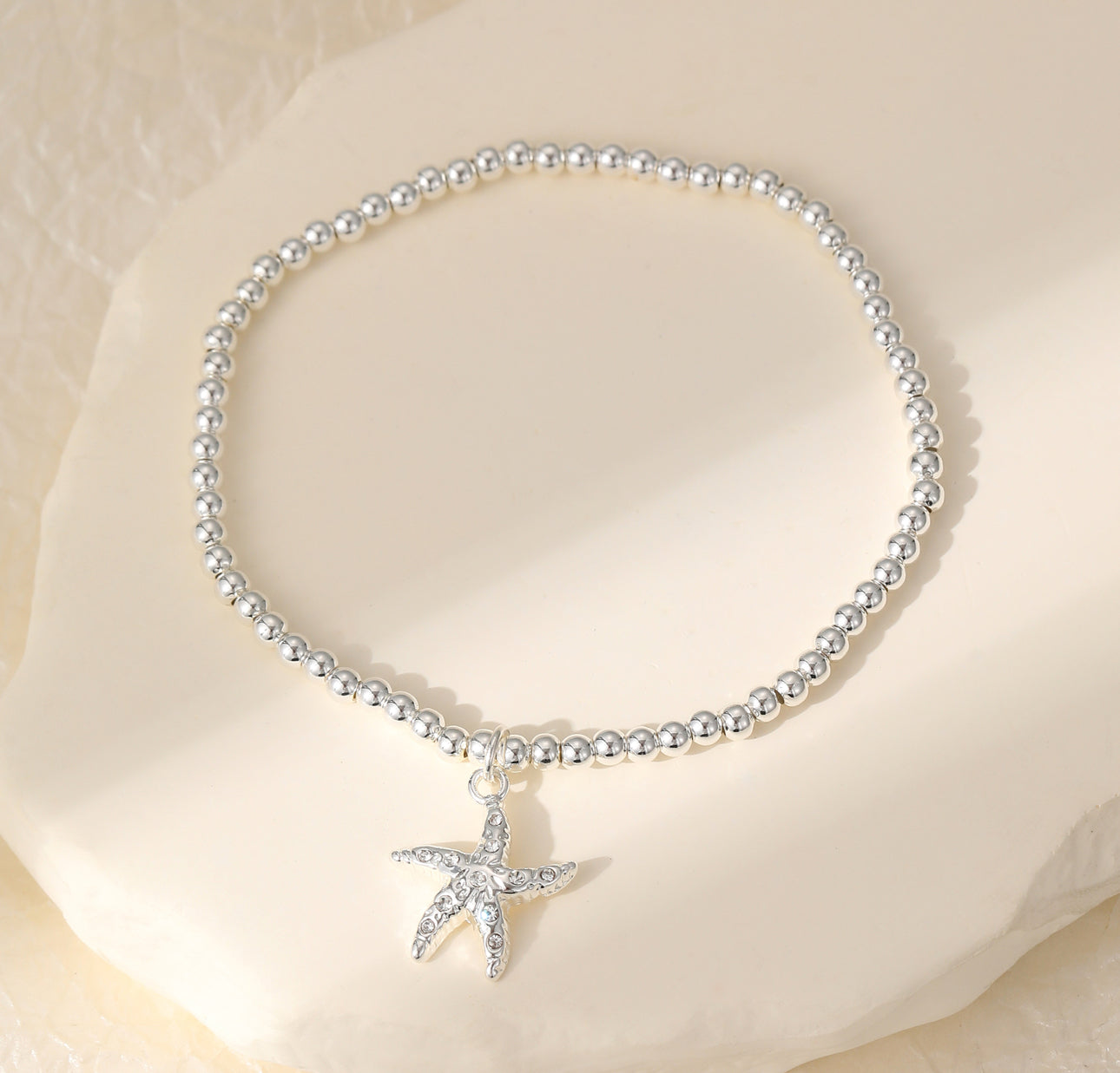 Starfish Sparkle Bracelet - Ocean Theme