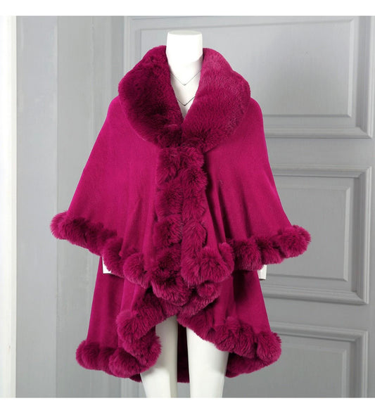 **SALE** Luxury Tiered Poncho