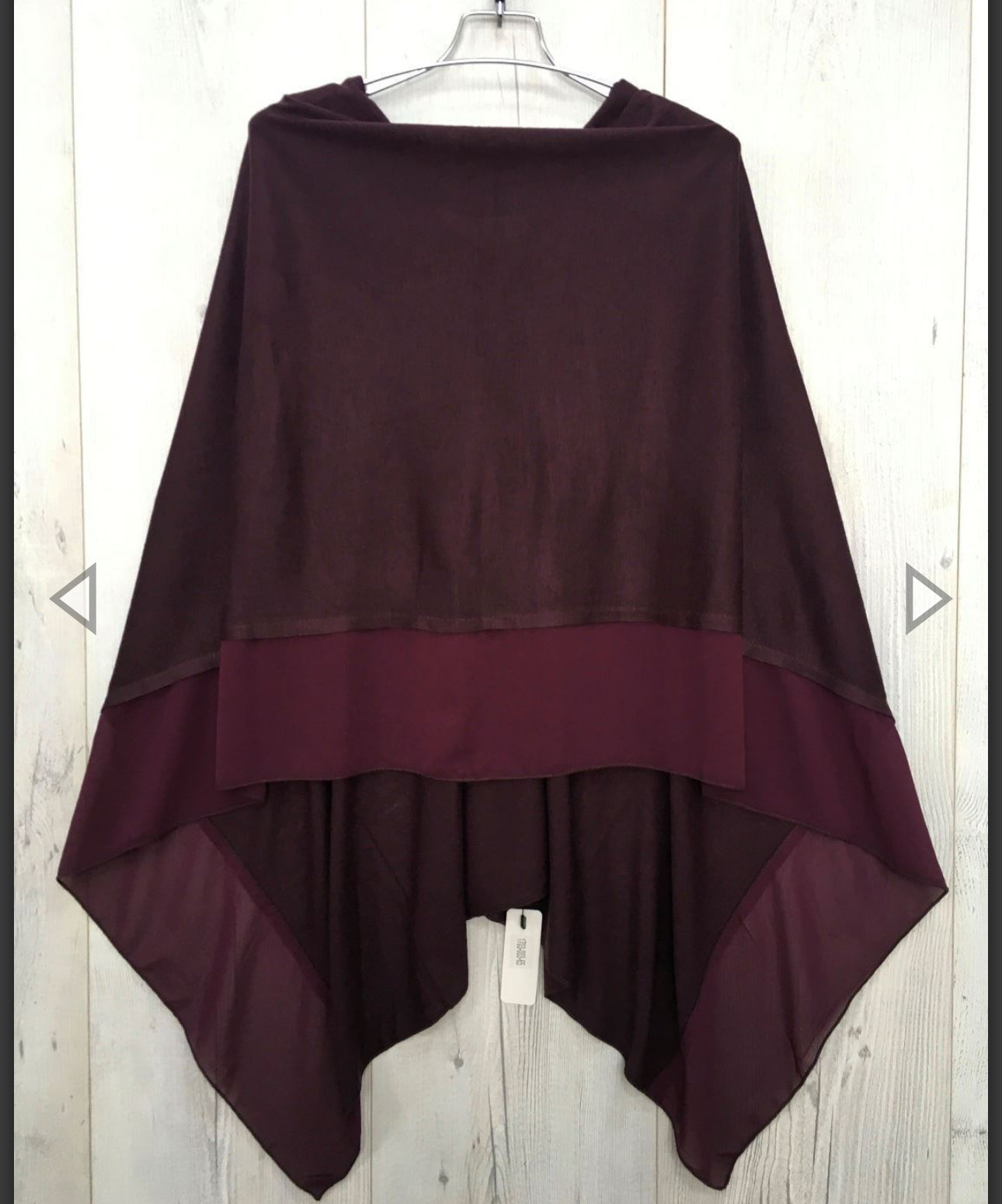 Lightweight Chiffon Edge Poncho