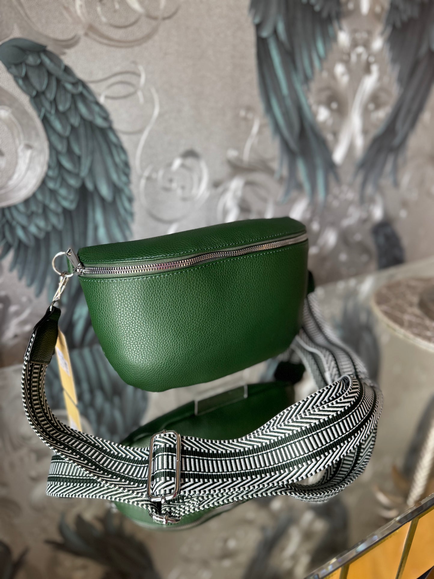 Green Crossbody Bum Bag