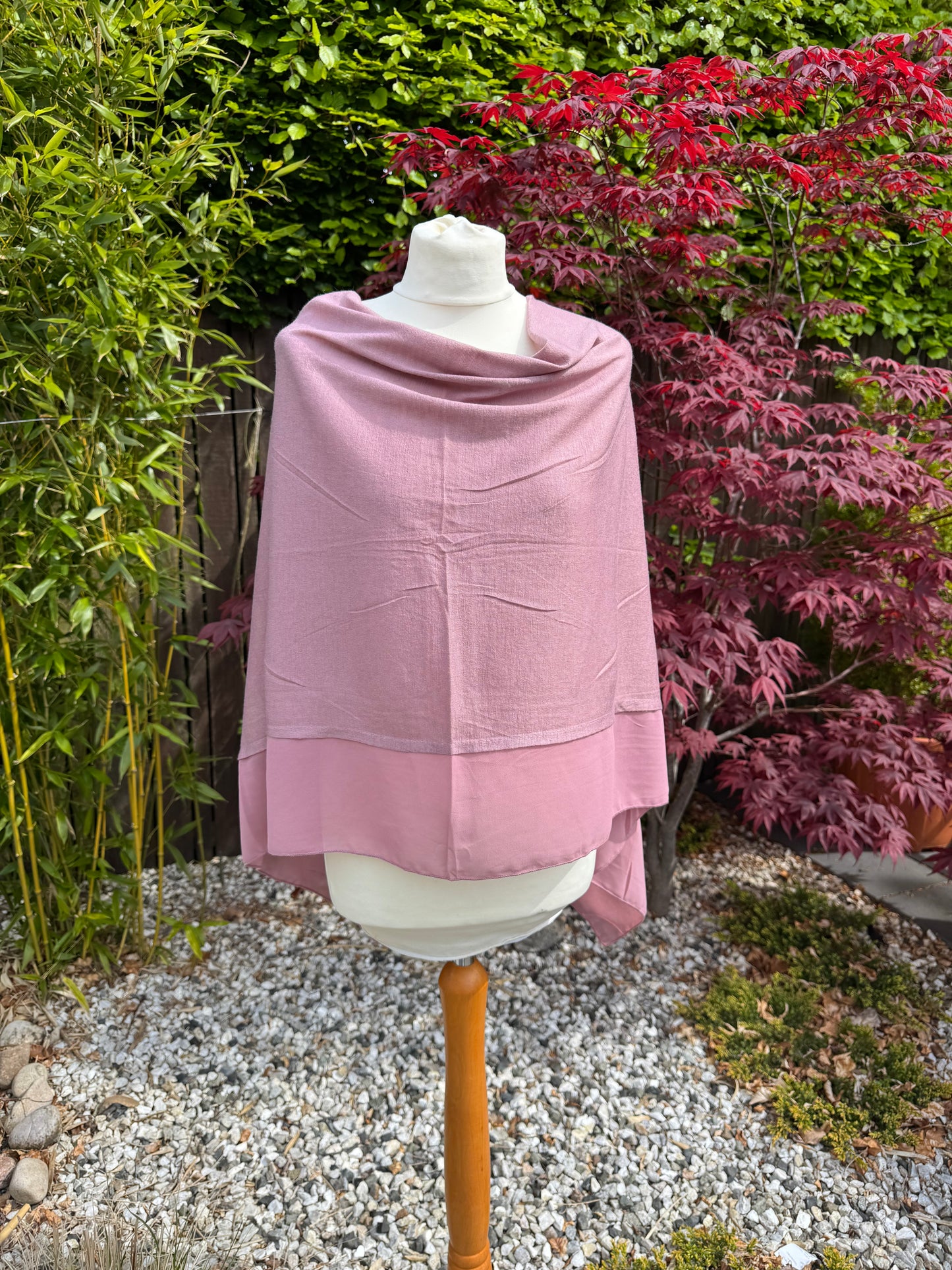Lightweight Chiffon Edge Poncho
