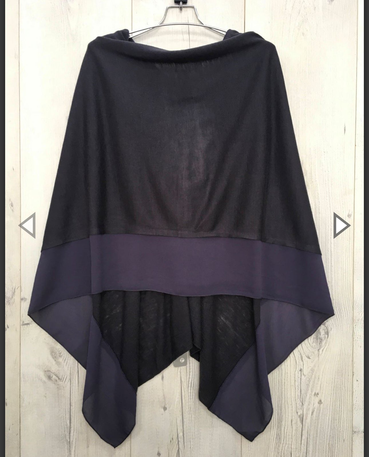 Lightweight Chiffon Edge Poncho