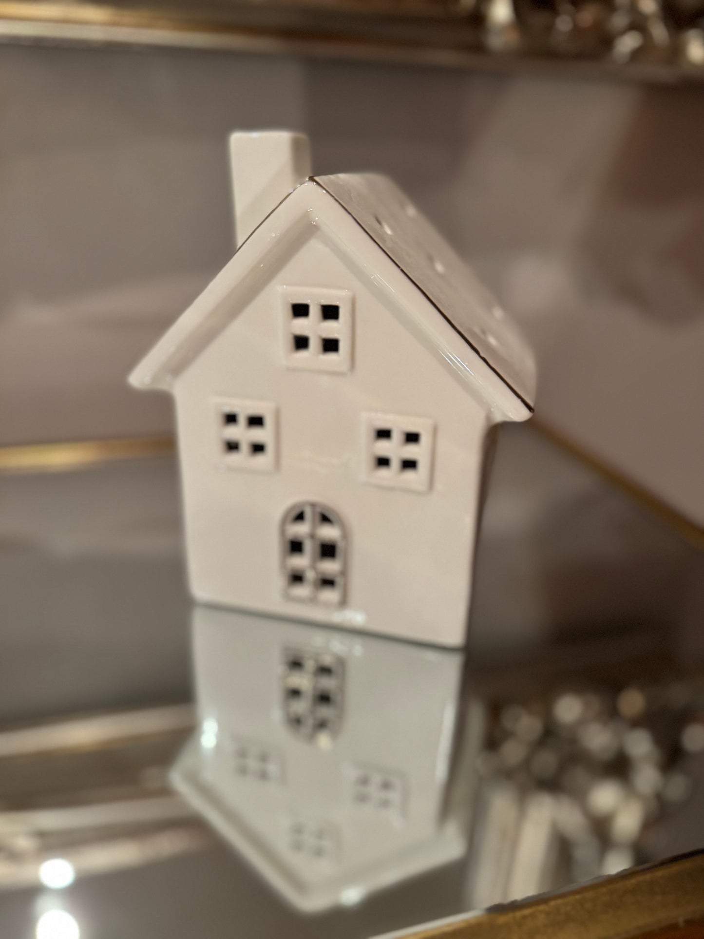 Large LED Ceramic House