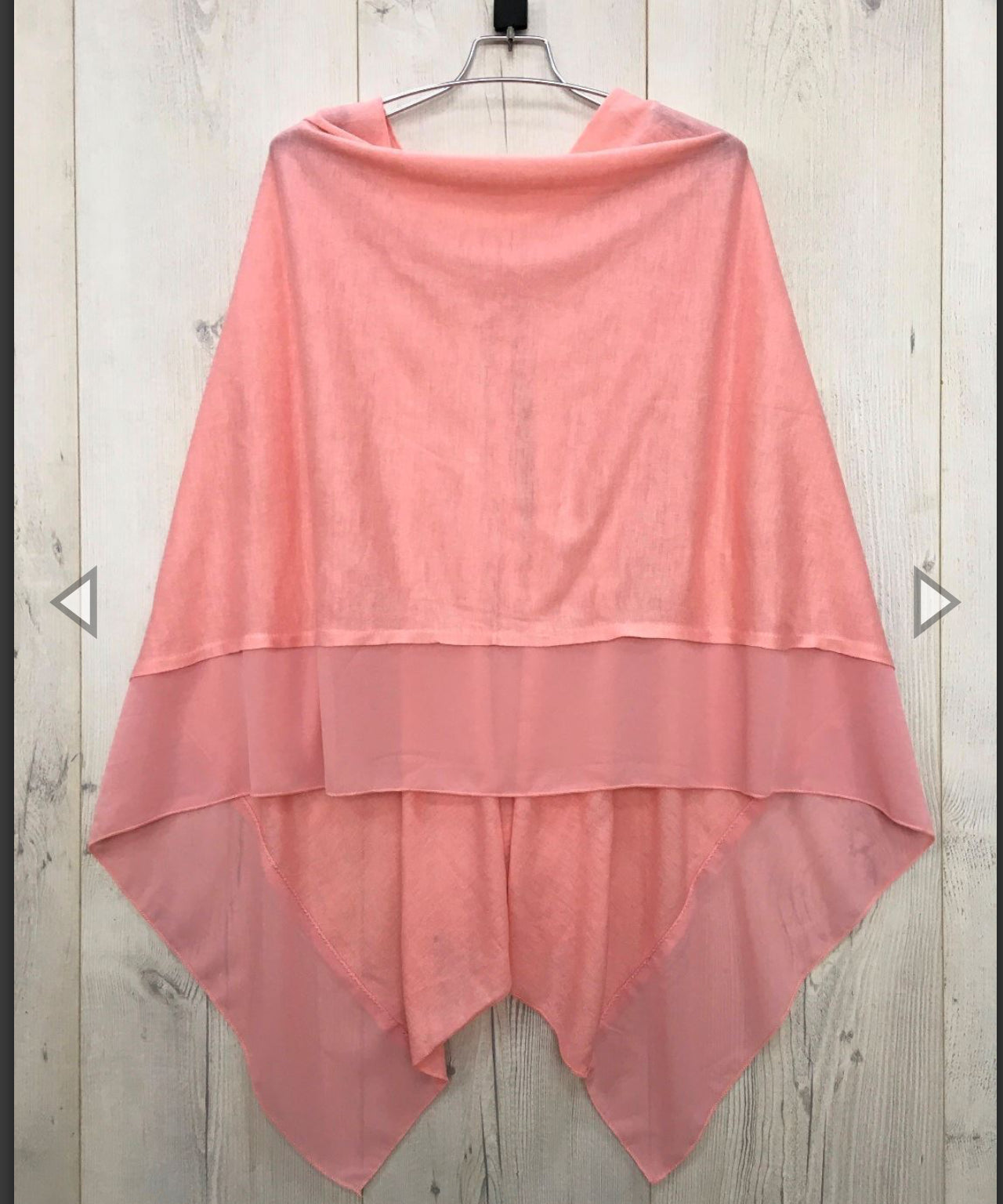 Lightweight Chiffon Edge Poncho