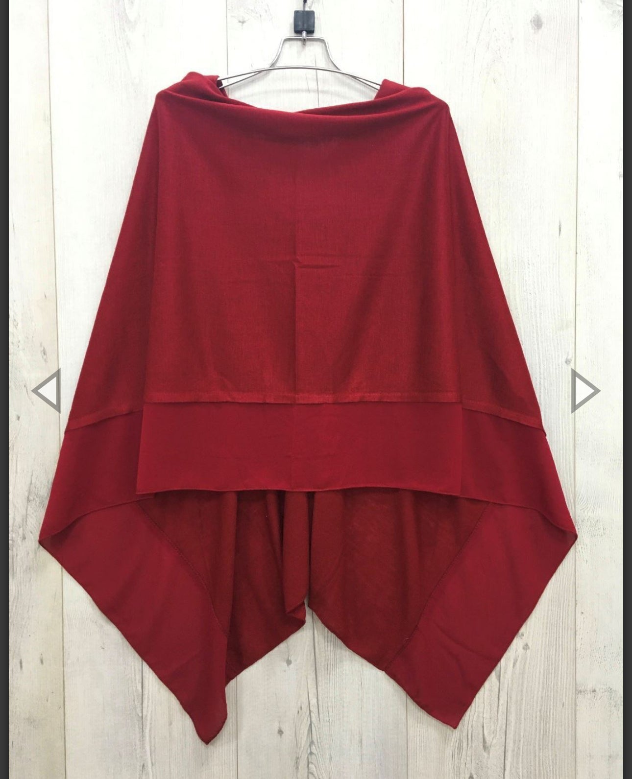 Lightweight Chiffon Edge Poncho