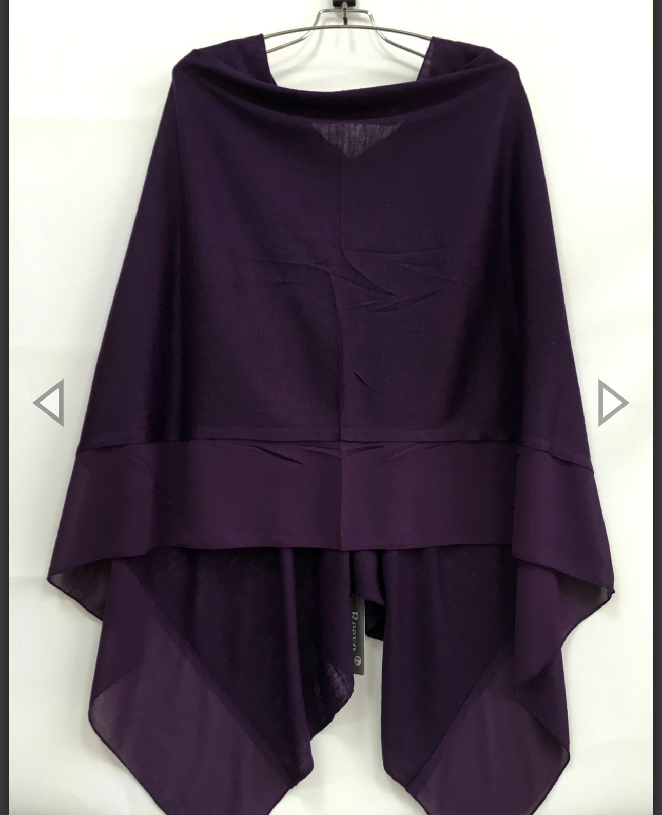 Lightweight Chiffon Edge Poncho