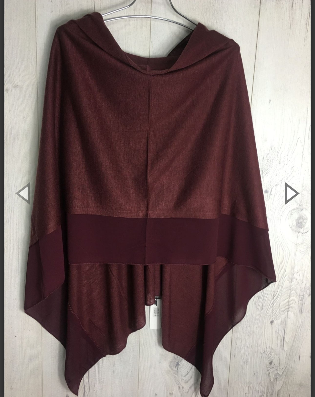 Lightweight Chiffon Edge Poncho