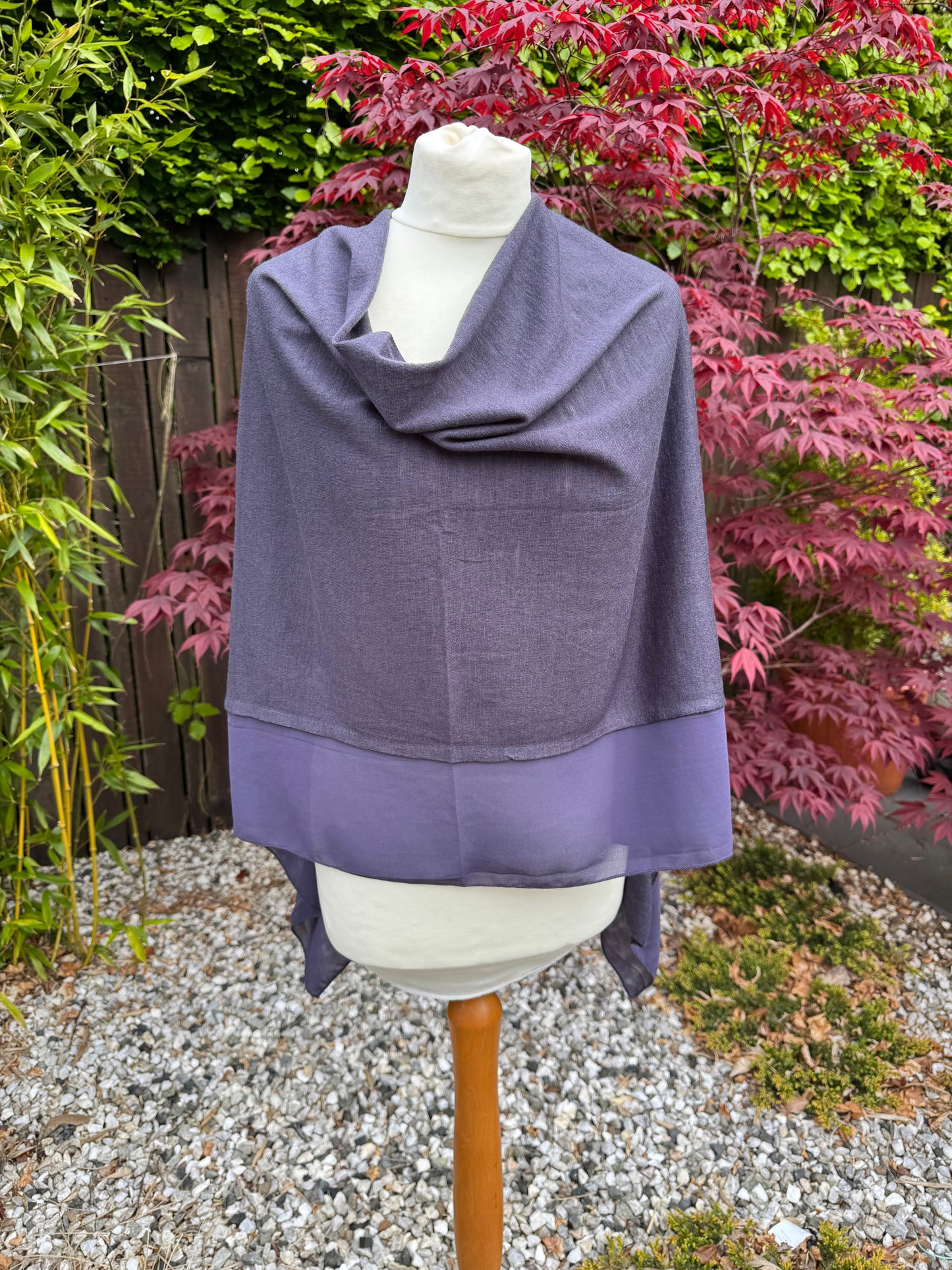 Lightweight Chiffon Edge Poncho