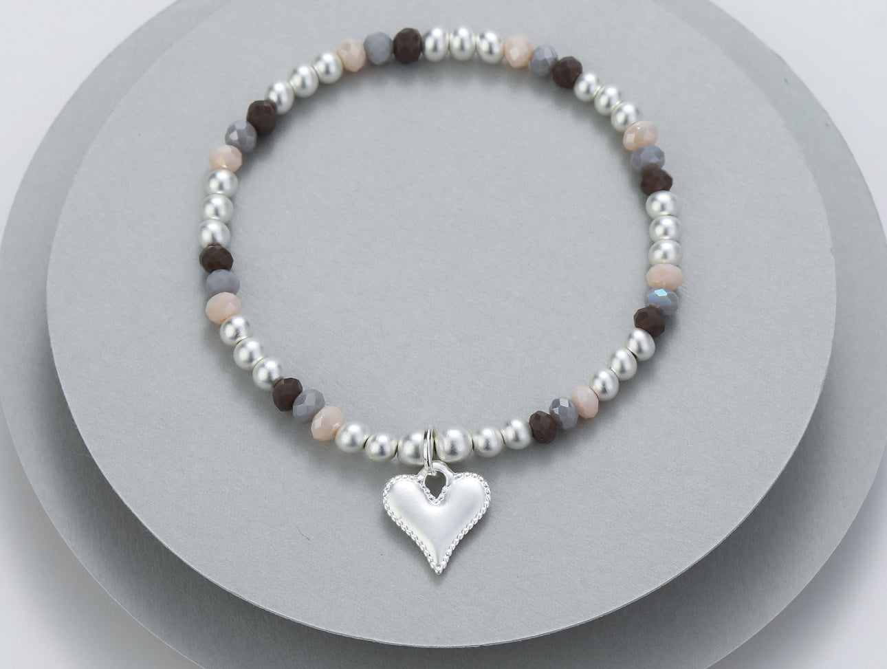 Beaded Heart Bracelet