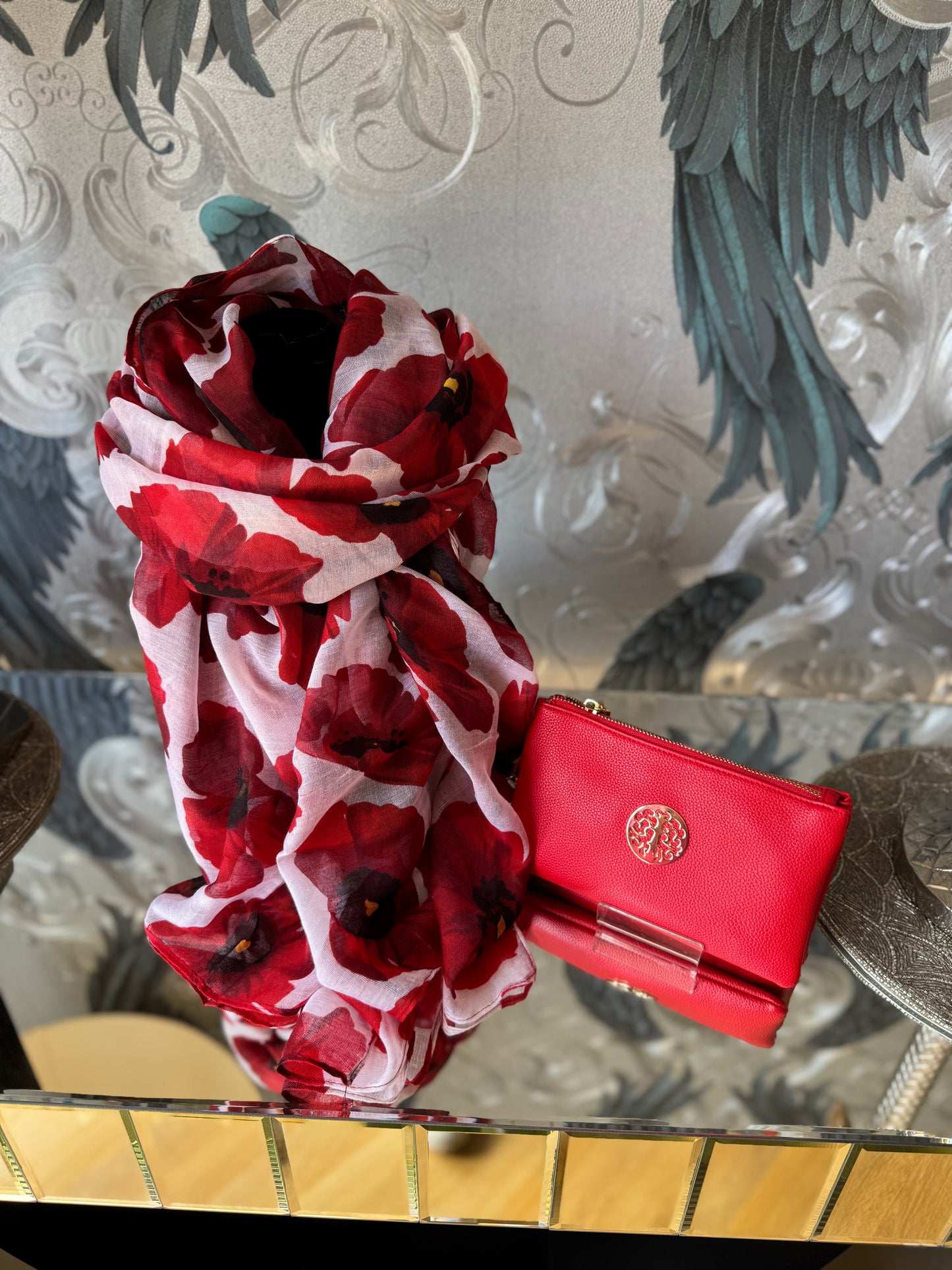 Poppy Scarf