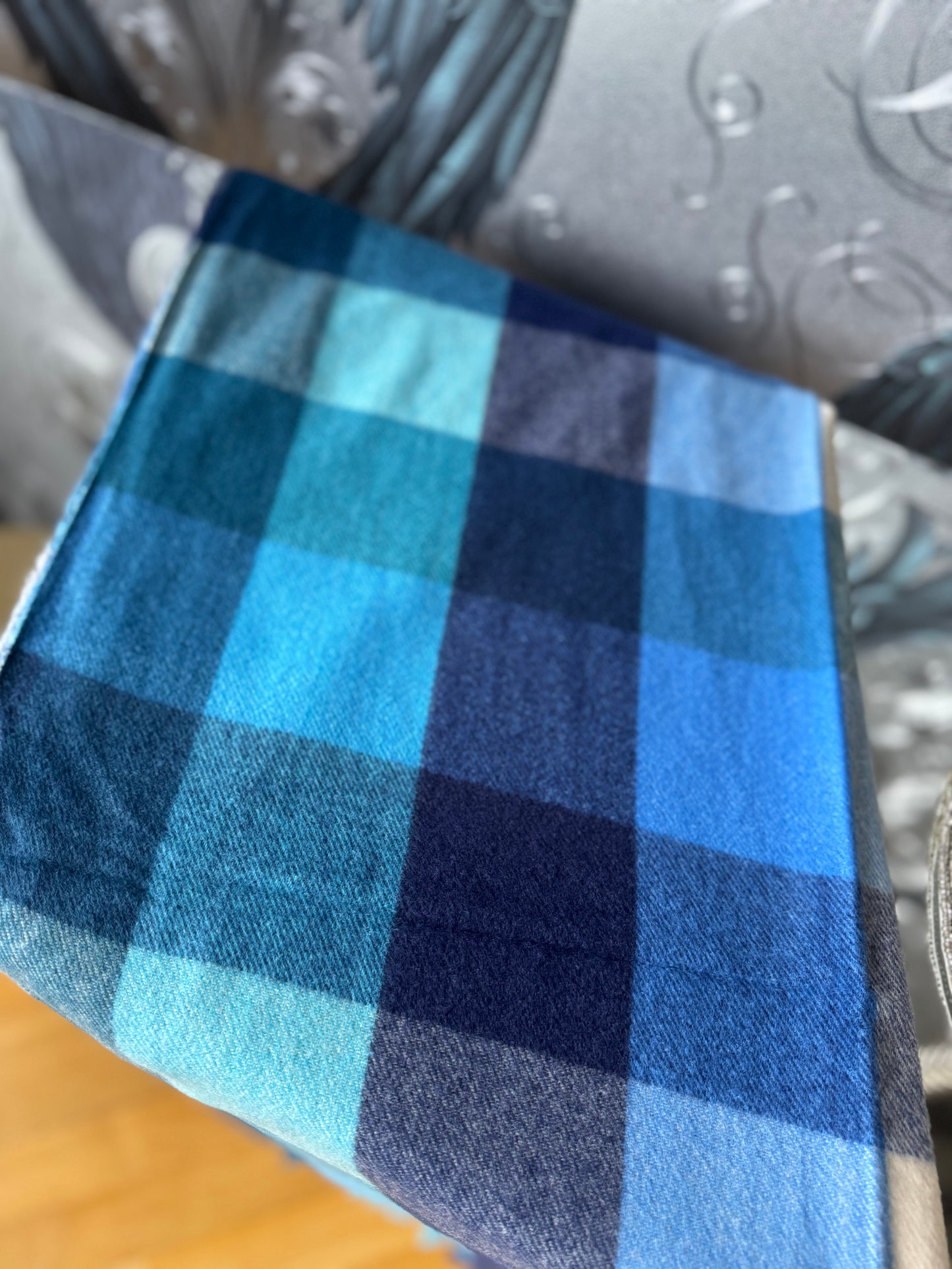 Blue Tartan Scarf