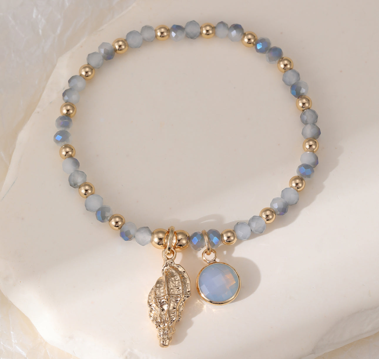 Shell and Charm Bracelet - Ocean Theme