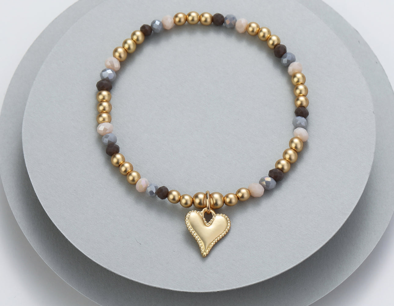 Beaded Heart Bracelet