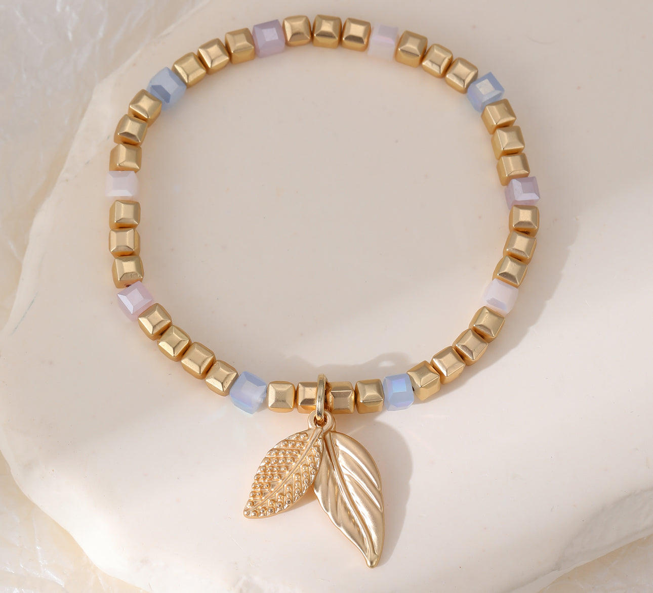 Pastel Leaf Bracelet