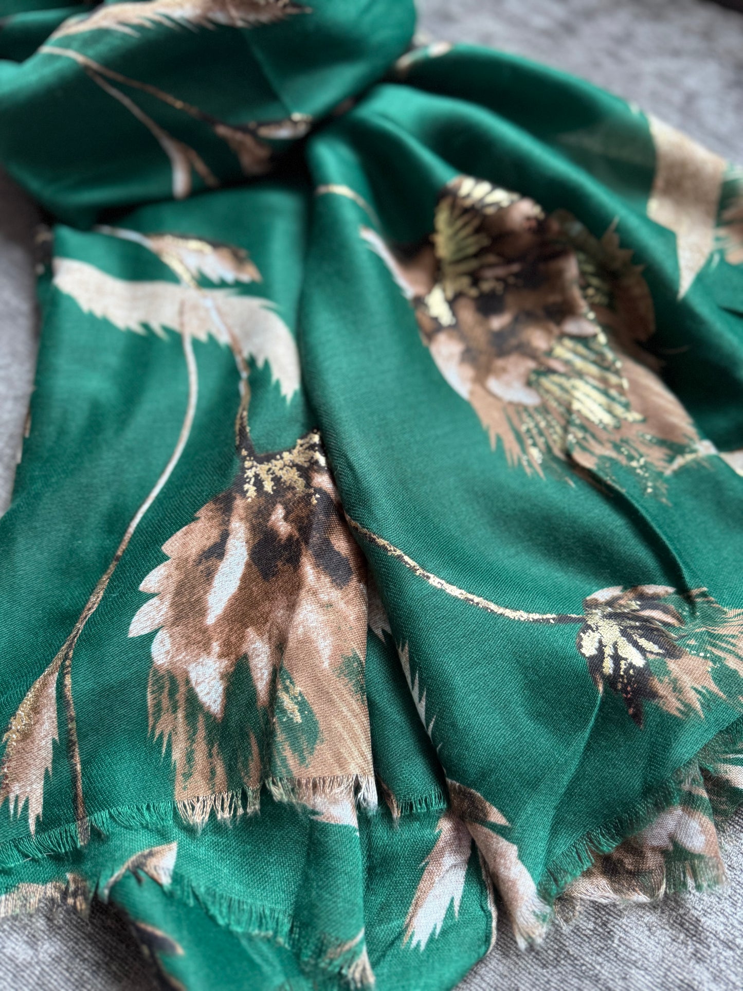 Green Foil Scarf