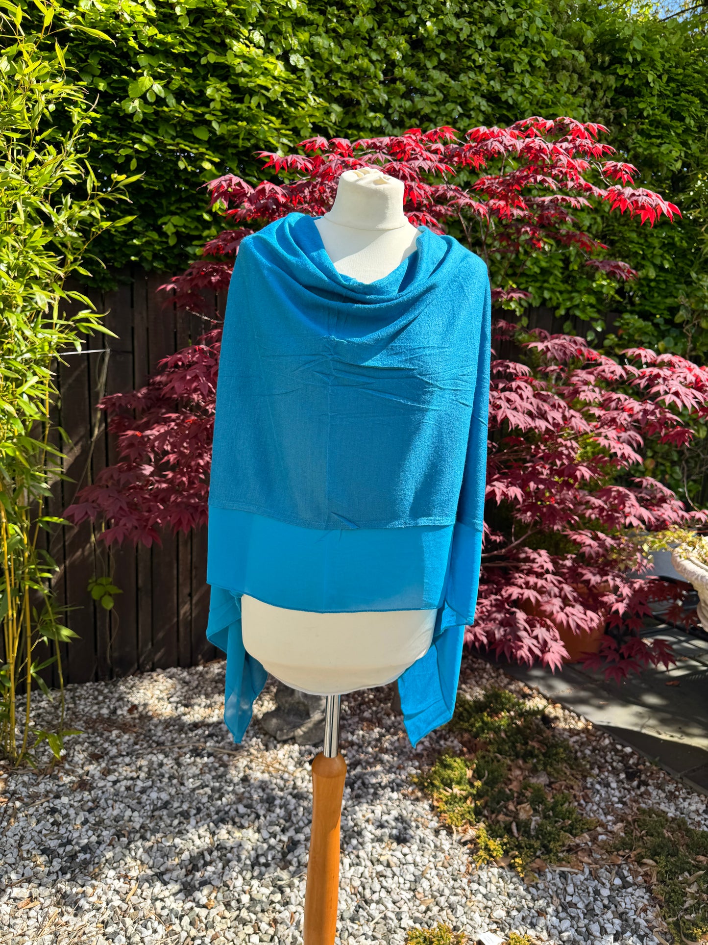 Lightweight Chiffon Edge Poncho