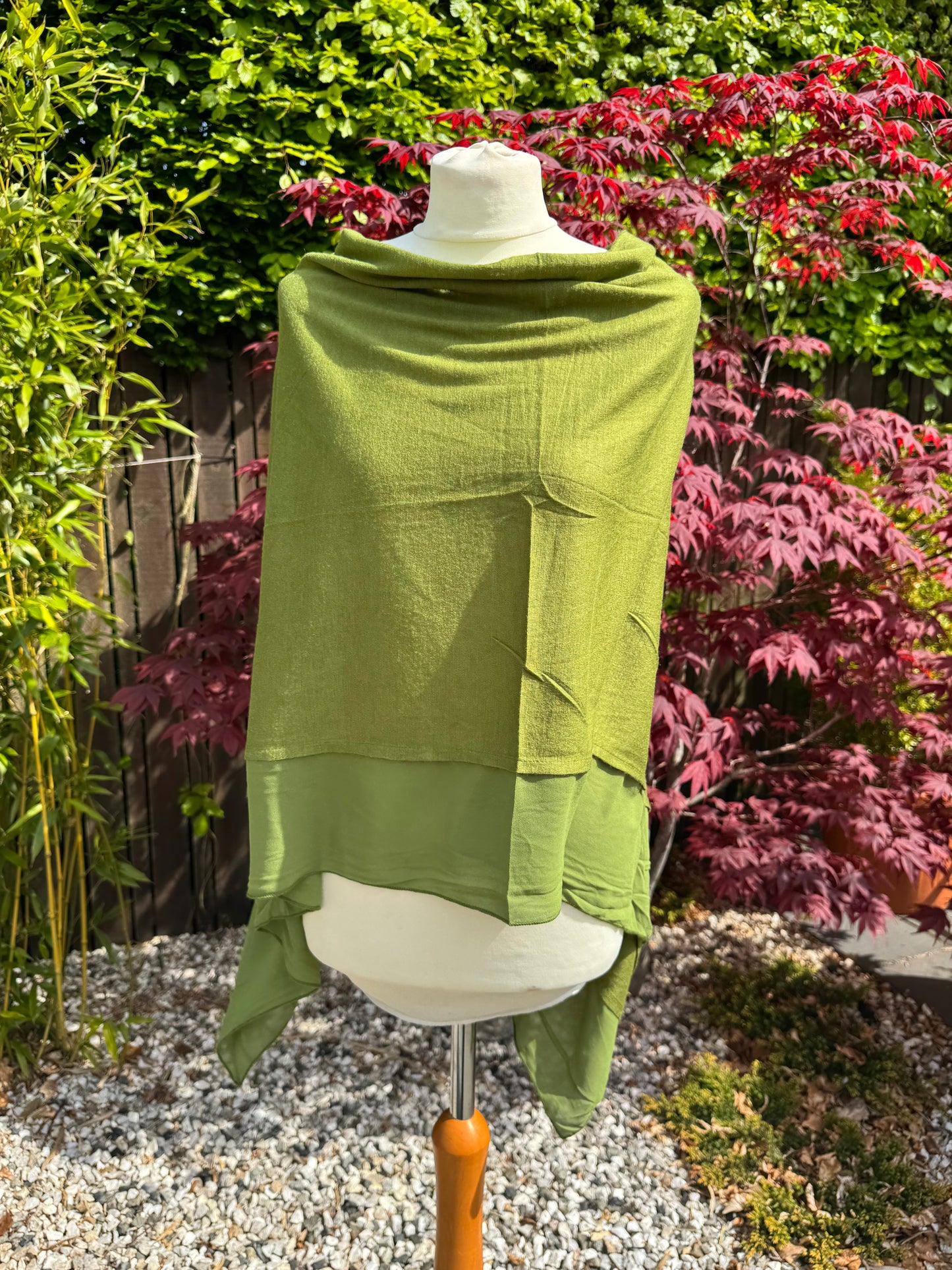 Lightweight Chiffon Edge Poncho