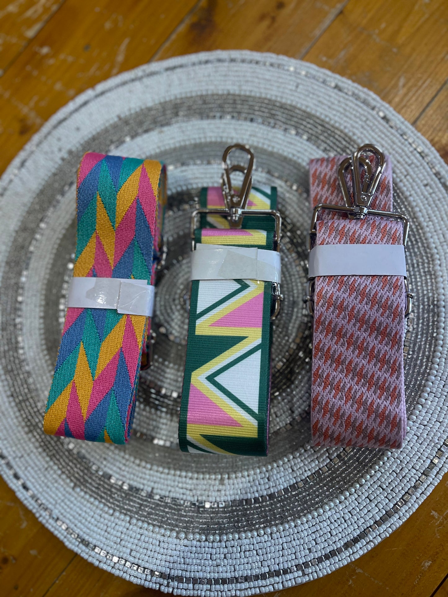 Bag Straps- Silver Hardware