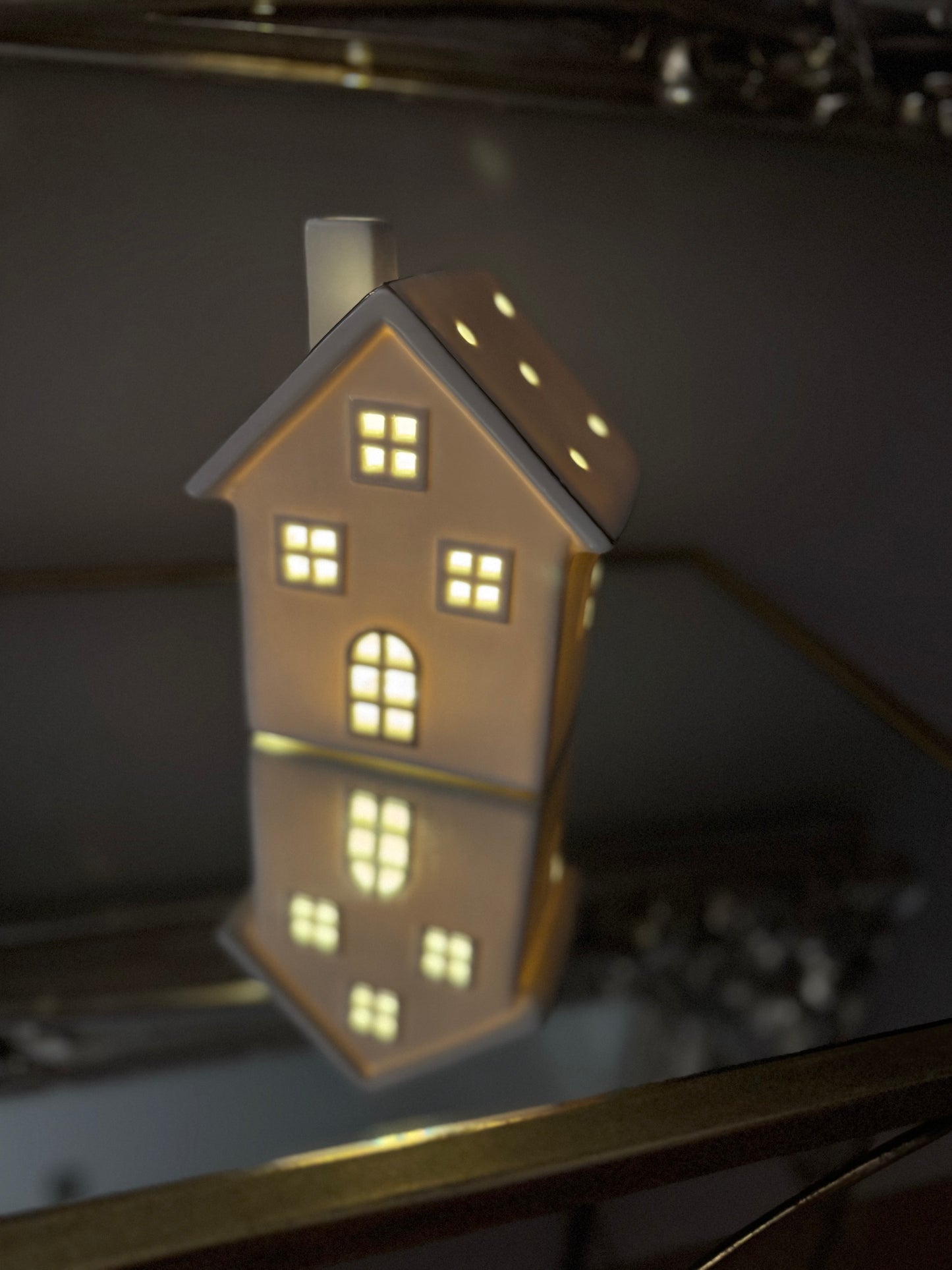 Large LED Ceramic House