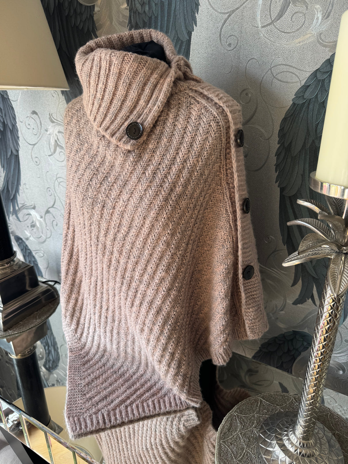 Chunky Knit Poncho