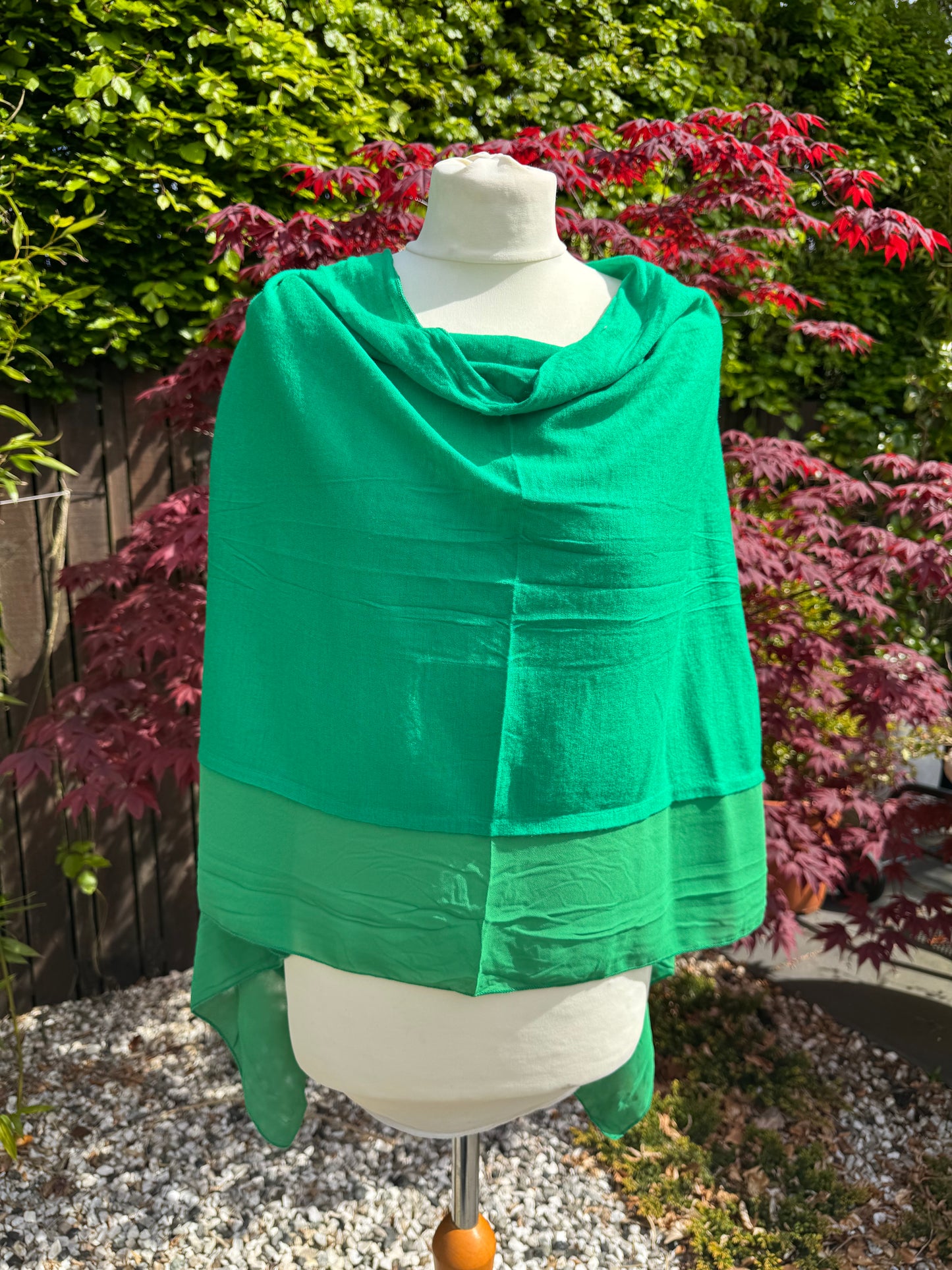 Lightweight Chiffon Edge Poncho
