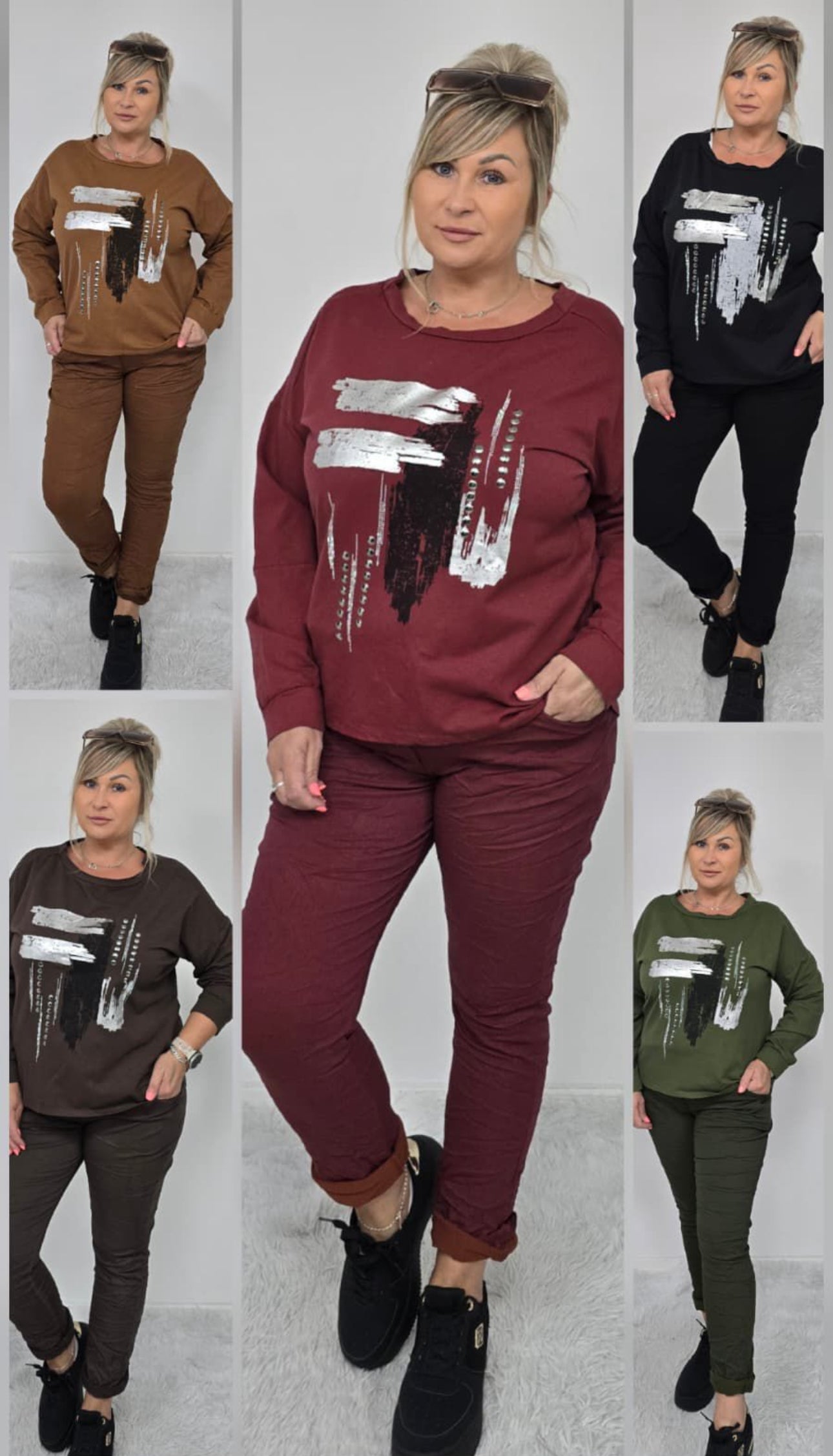 Abstract Pattern Sweatshirt