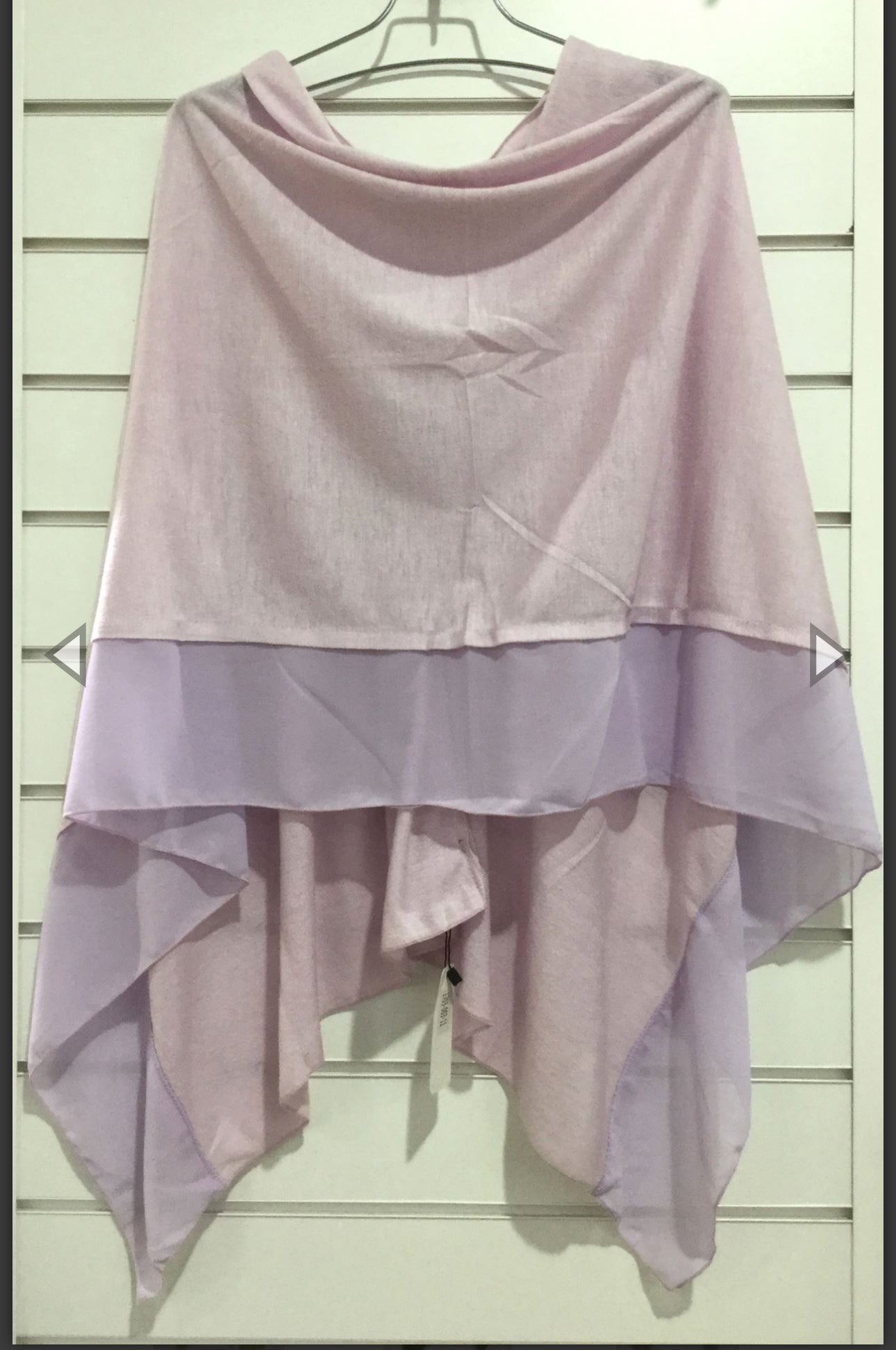 Lightweight Chiffon Edge Poncho