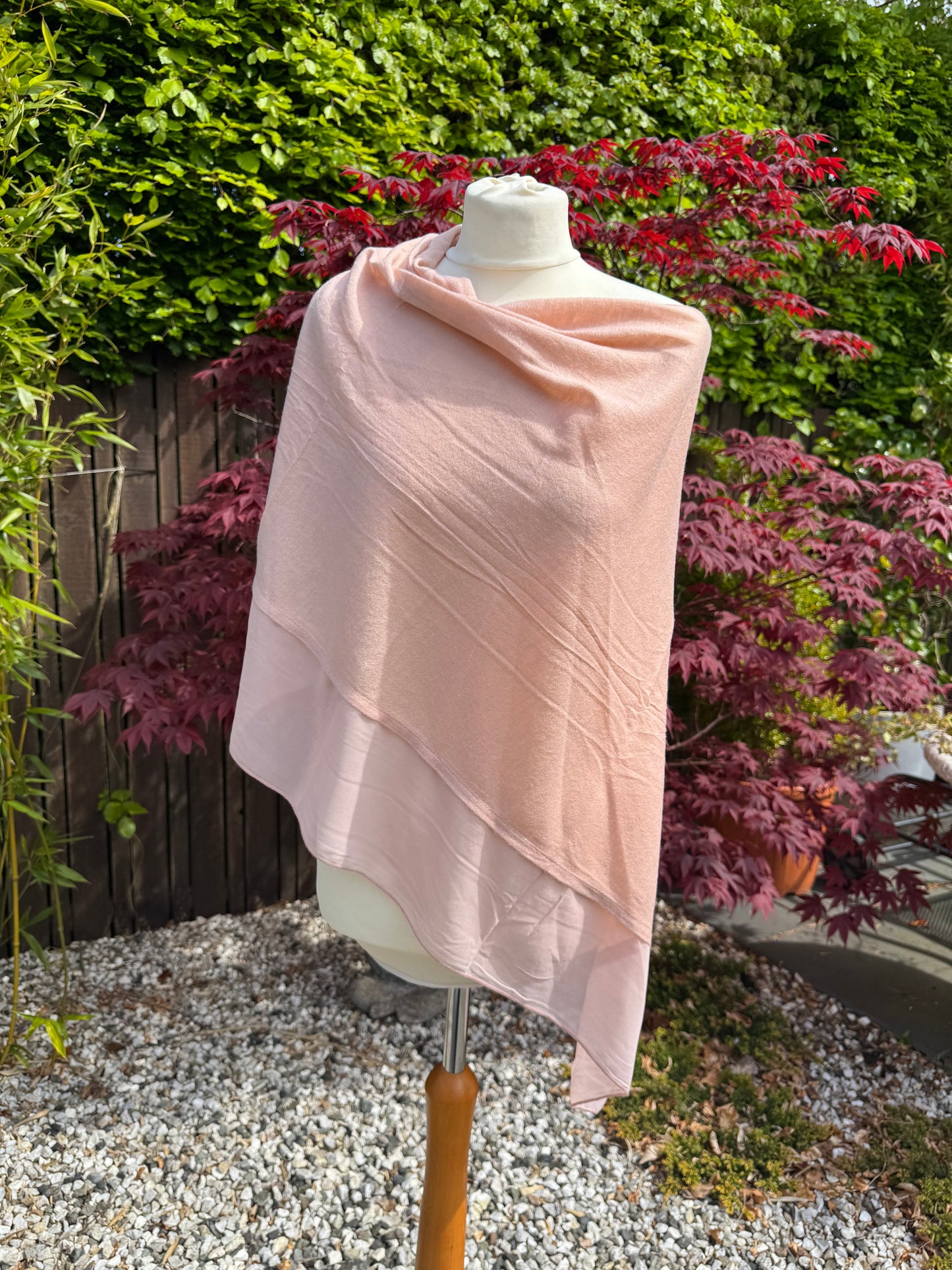 Lightweight Chiffon Edge Poncho