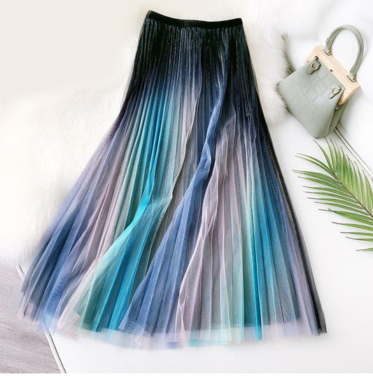 Shimmery Ombré Skirt