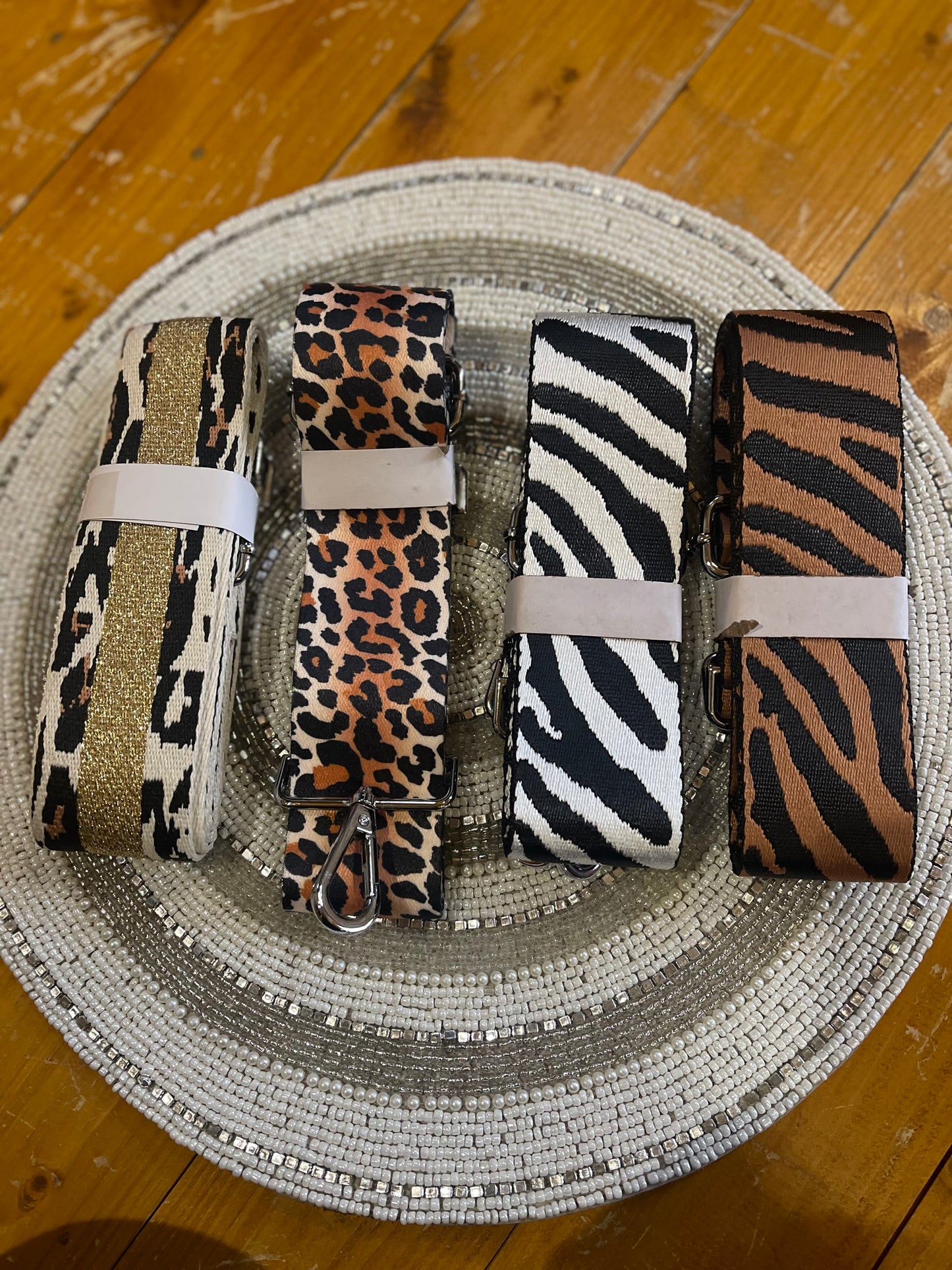 Bag Straps- Silver Hardware