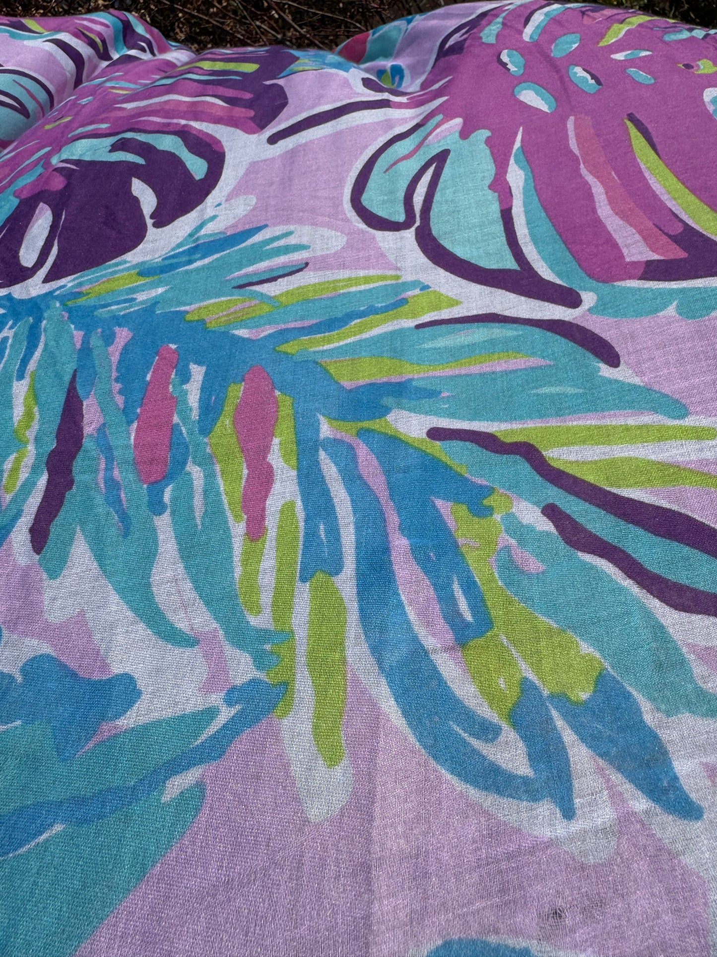 Colourful Leaf Scarf