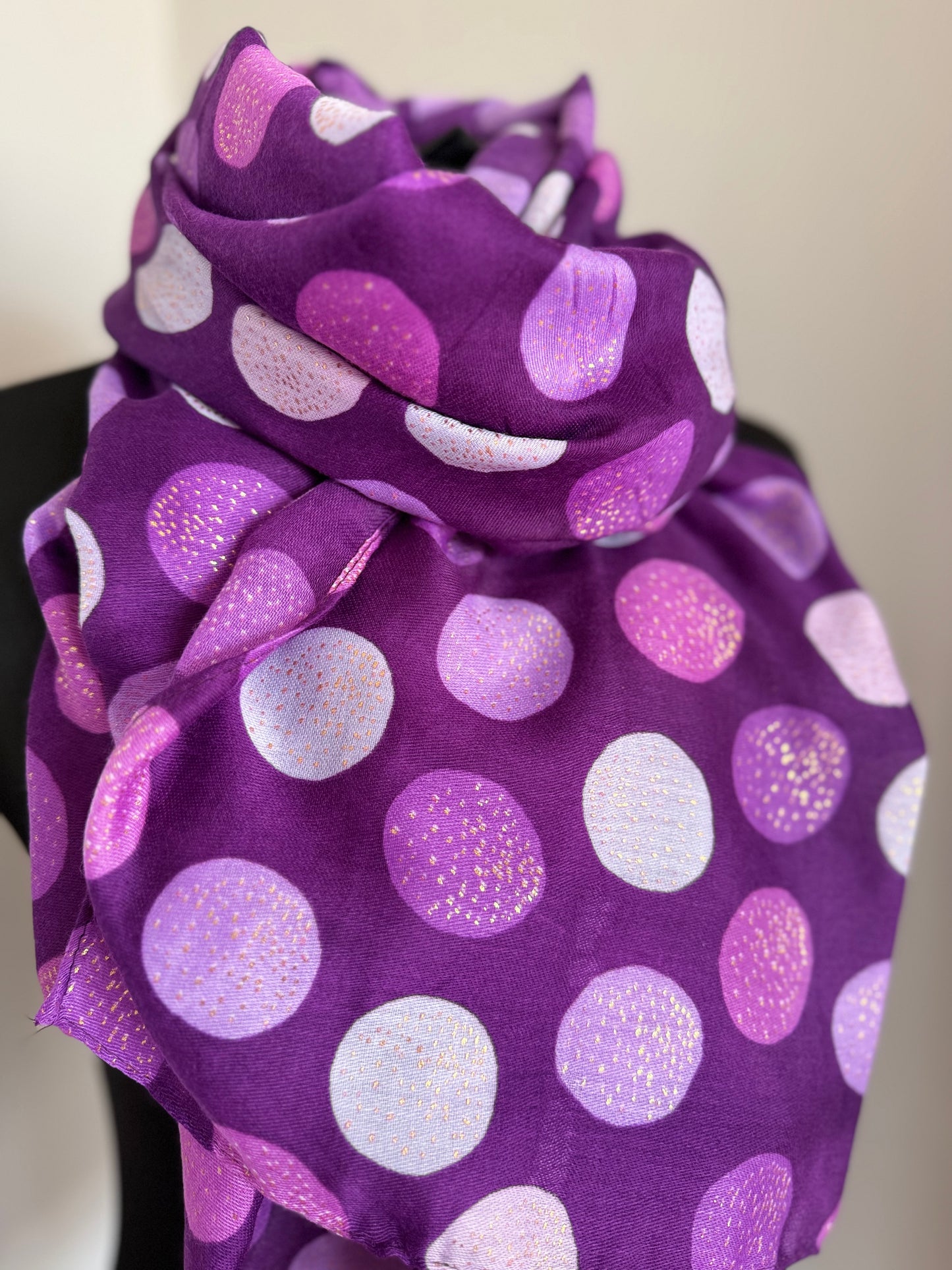 Polka Dot Scarf