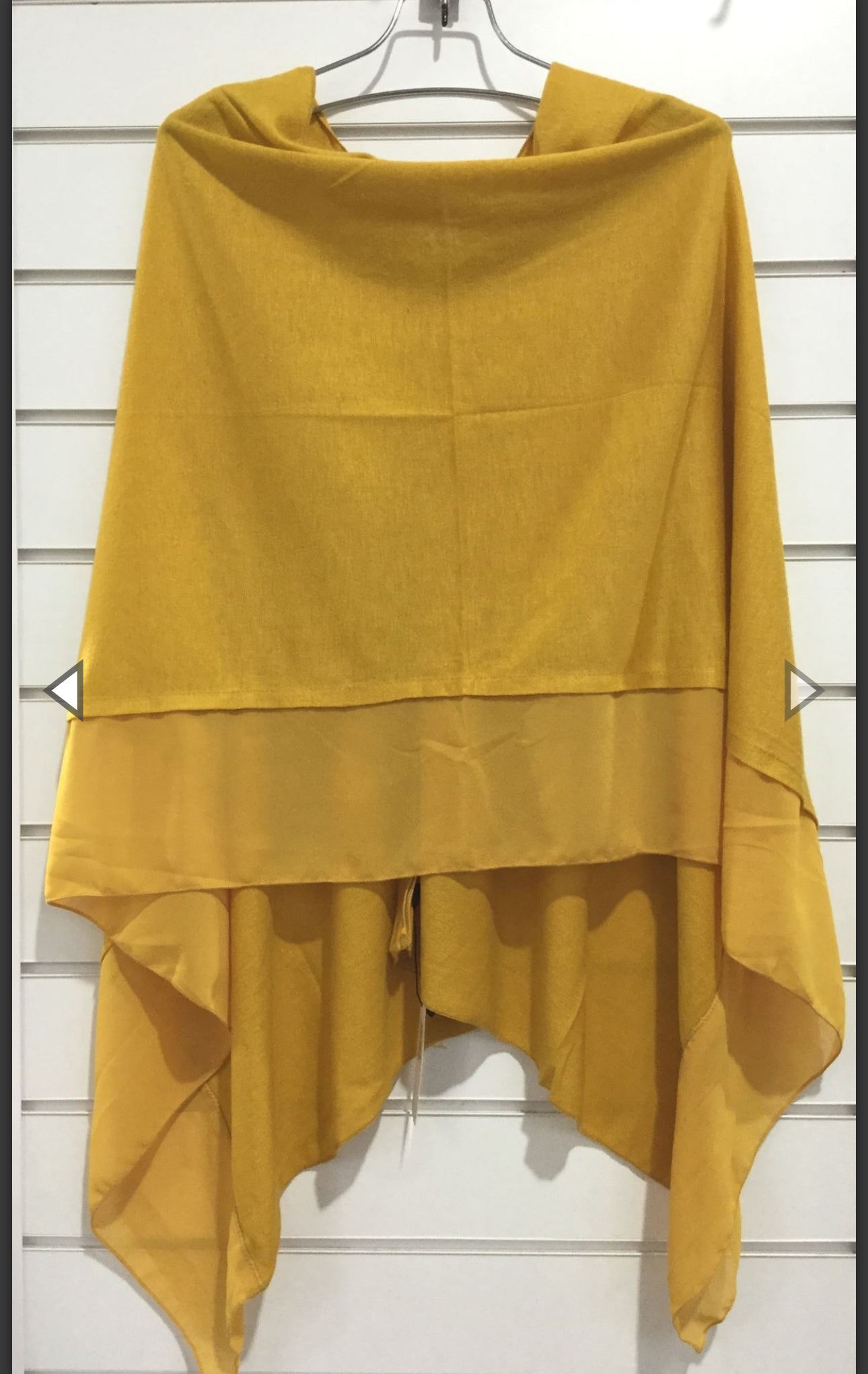 Lightweight Chiffon Edge Poncho