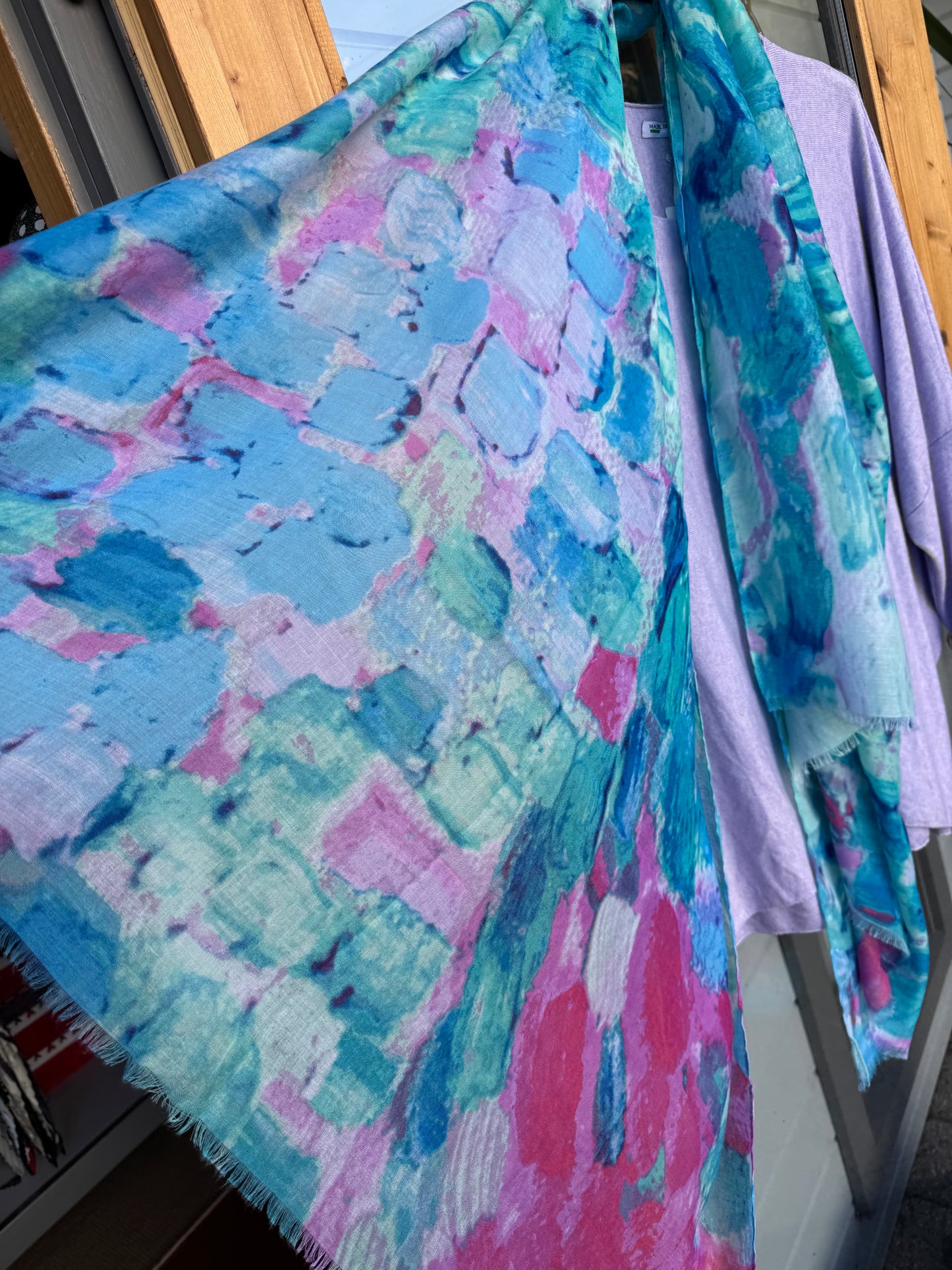 Block Pastel Scarf