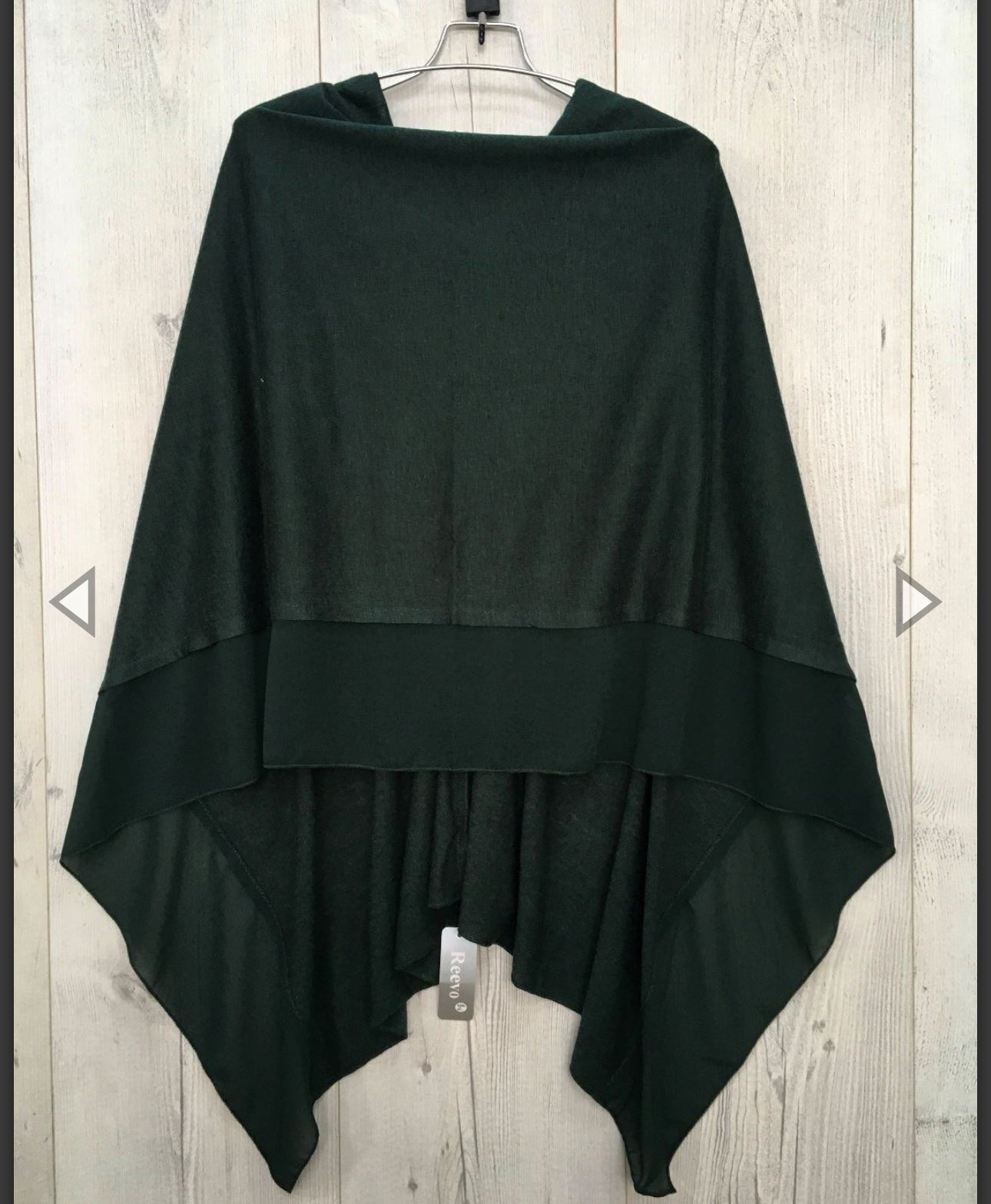 Lightweight Chiffon Edge Poncho
