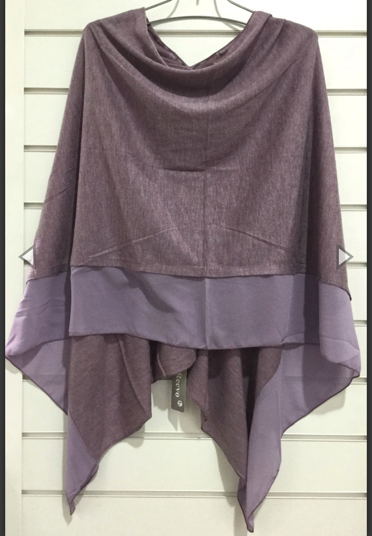 Lightweight Chiffon Edge Poncho